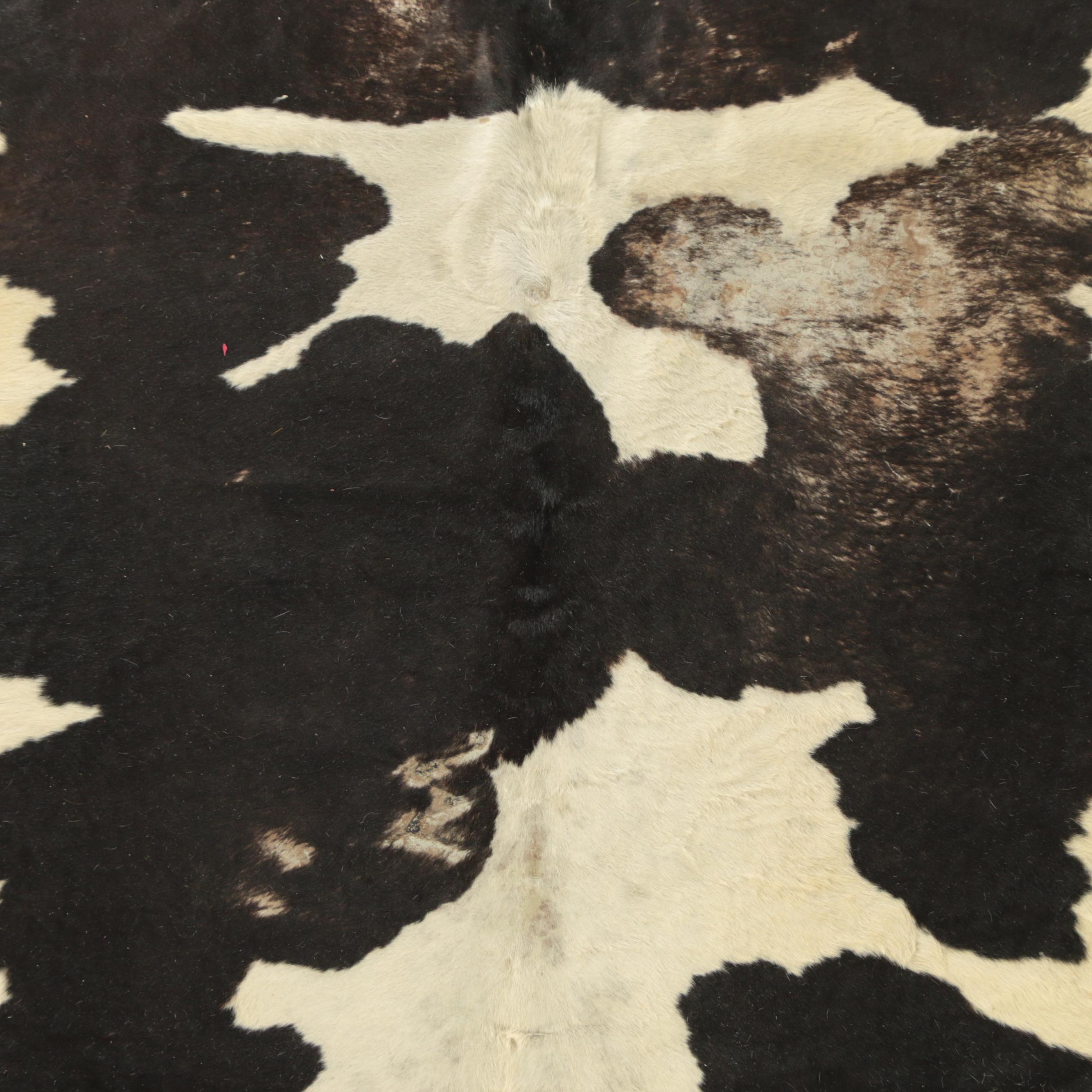 Vintage Brazilian Cowhide Area Rug