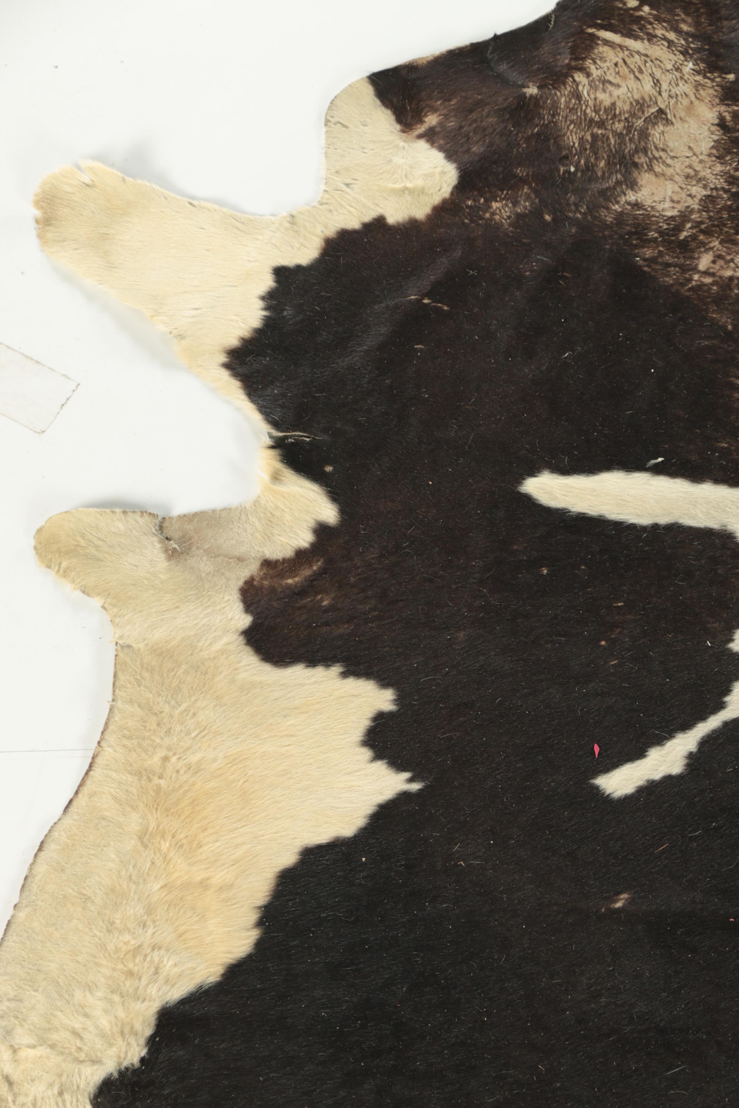 Vintage Brazilian Cowhide Area Rug