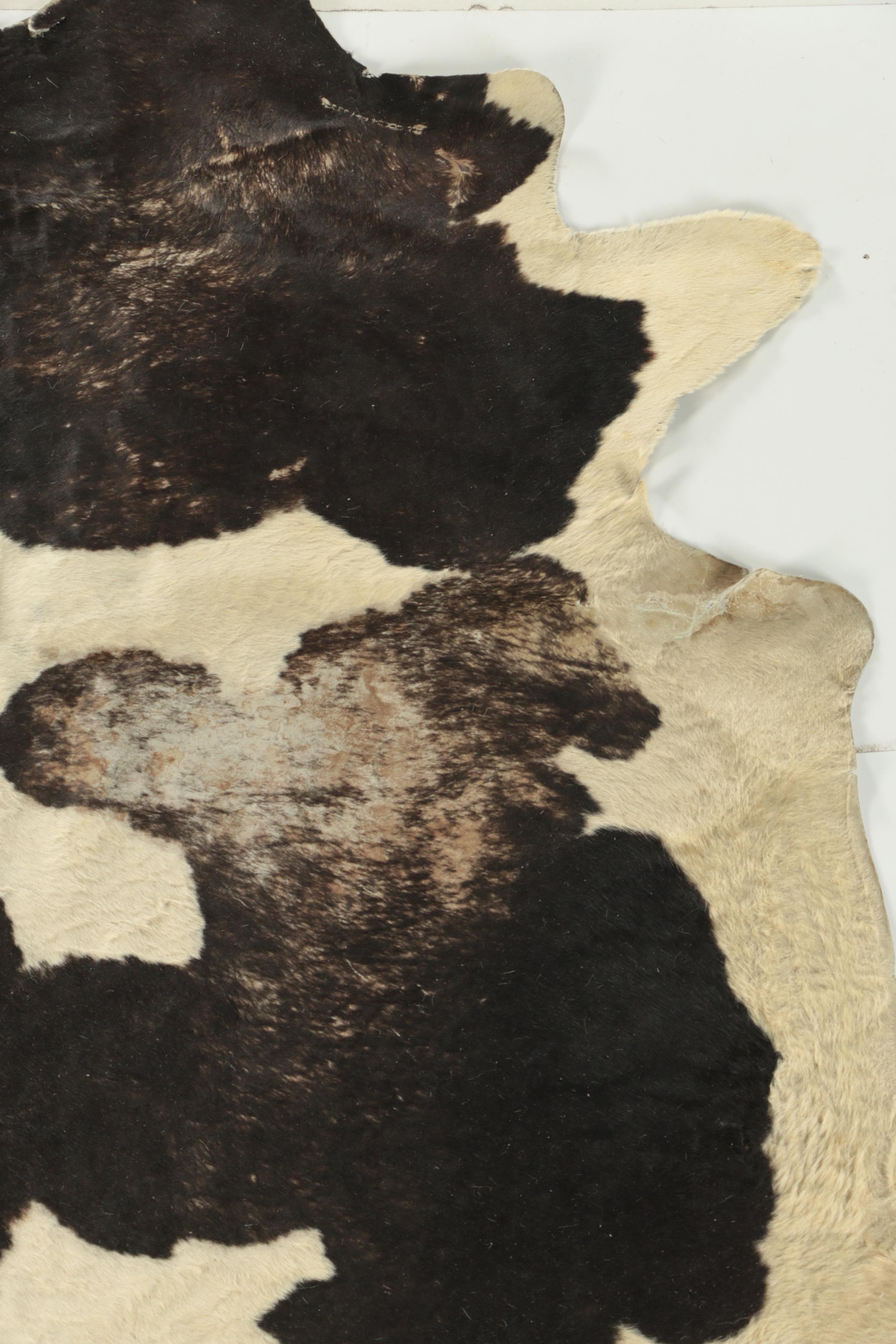 Vintage Brazilian Cowhide Area Rug