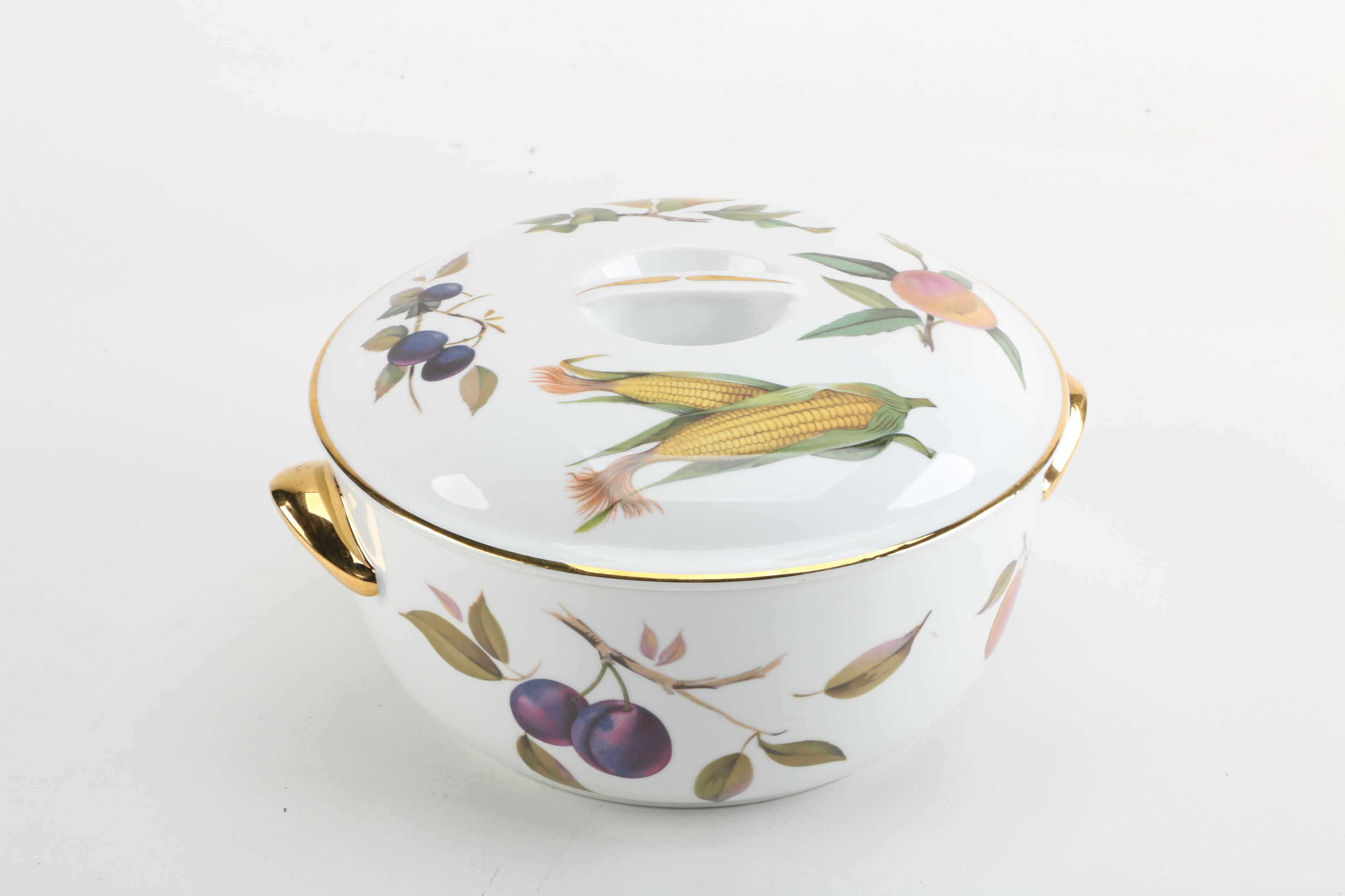 Royal Worcester "Evesham" and Crown Devon Oven to Tableware