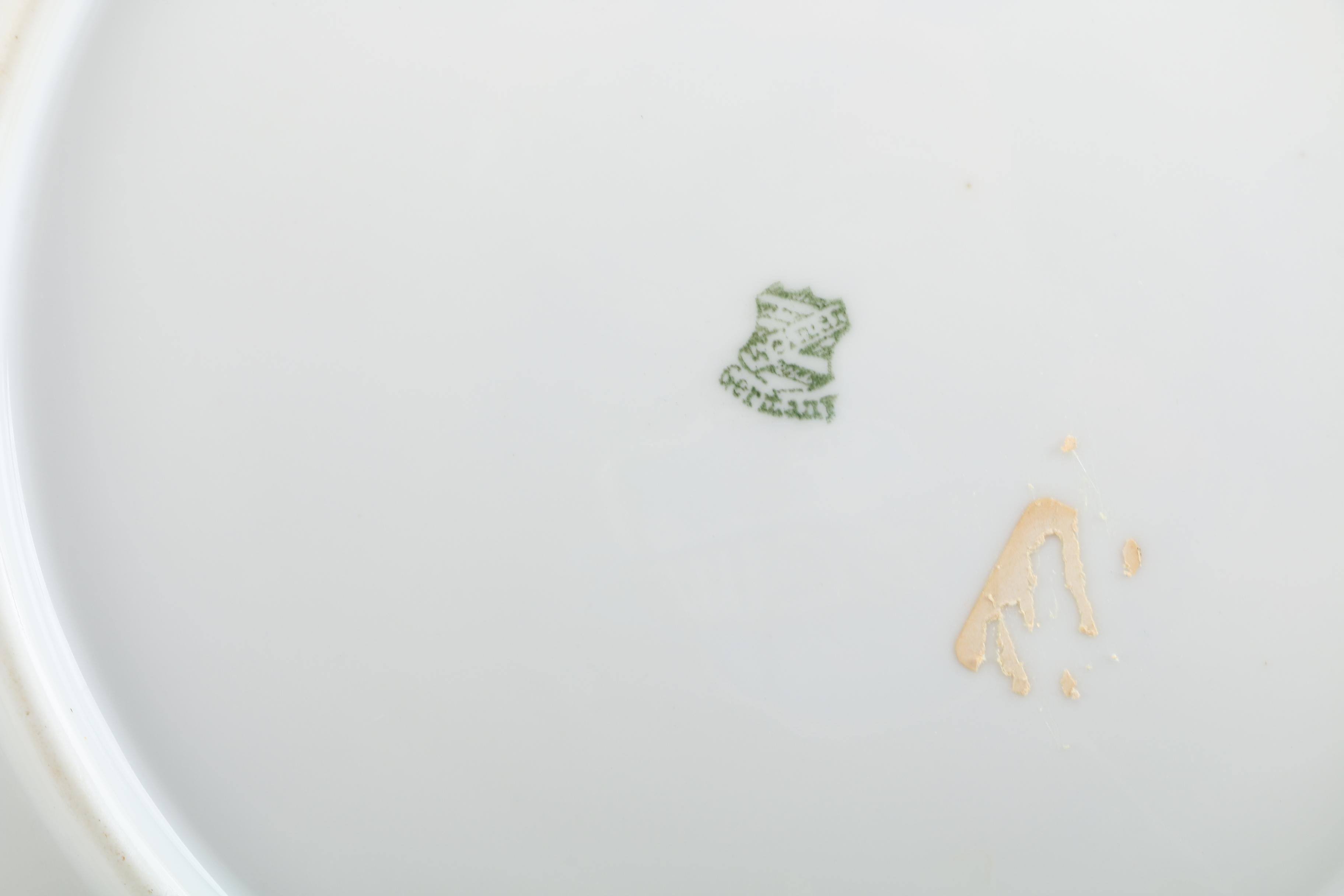 Vintage Weimar German Lusterware Porcelain Plates