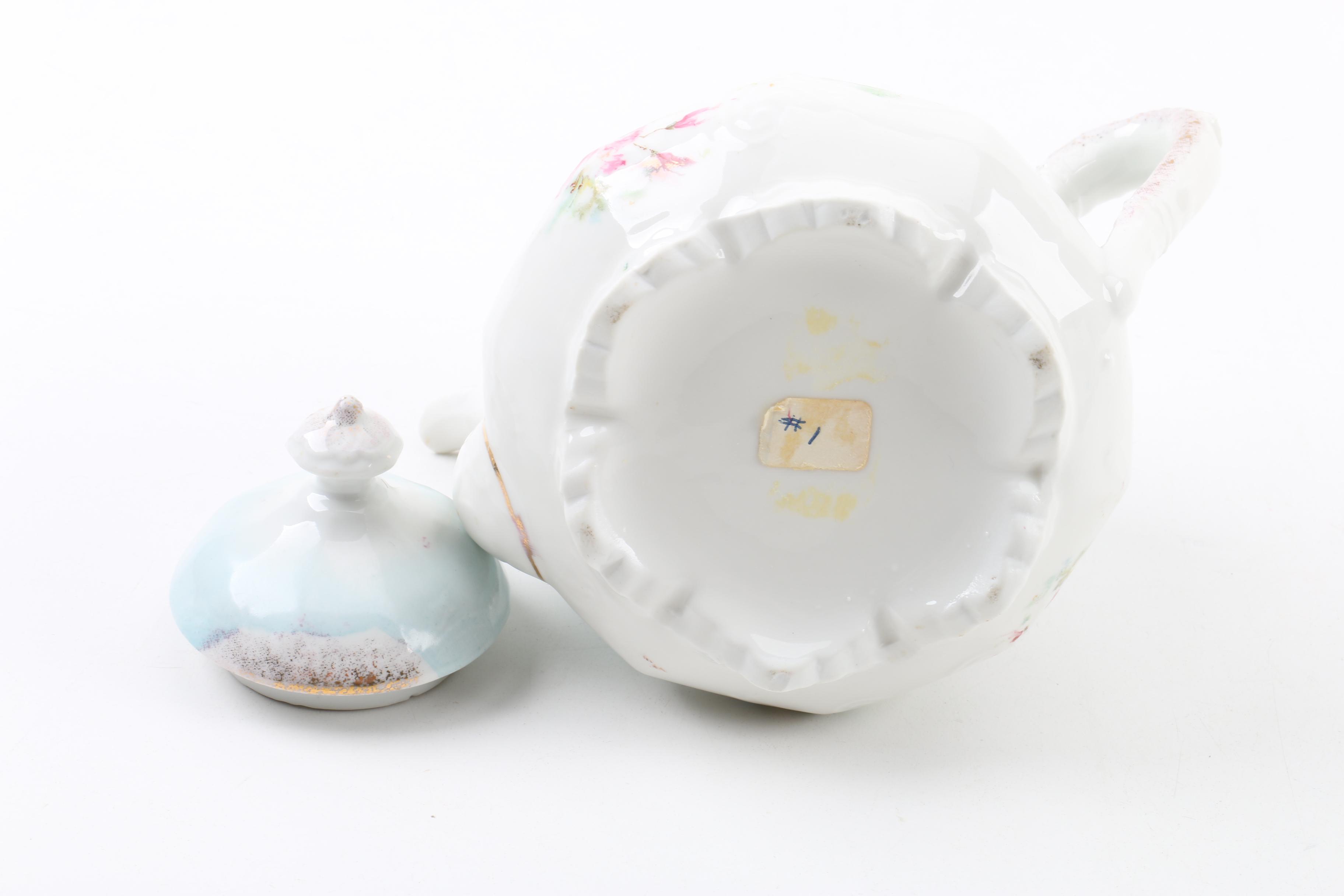 Vintage Porcelain Tableware Including Ohme ca. 1908-20