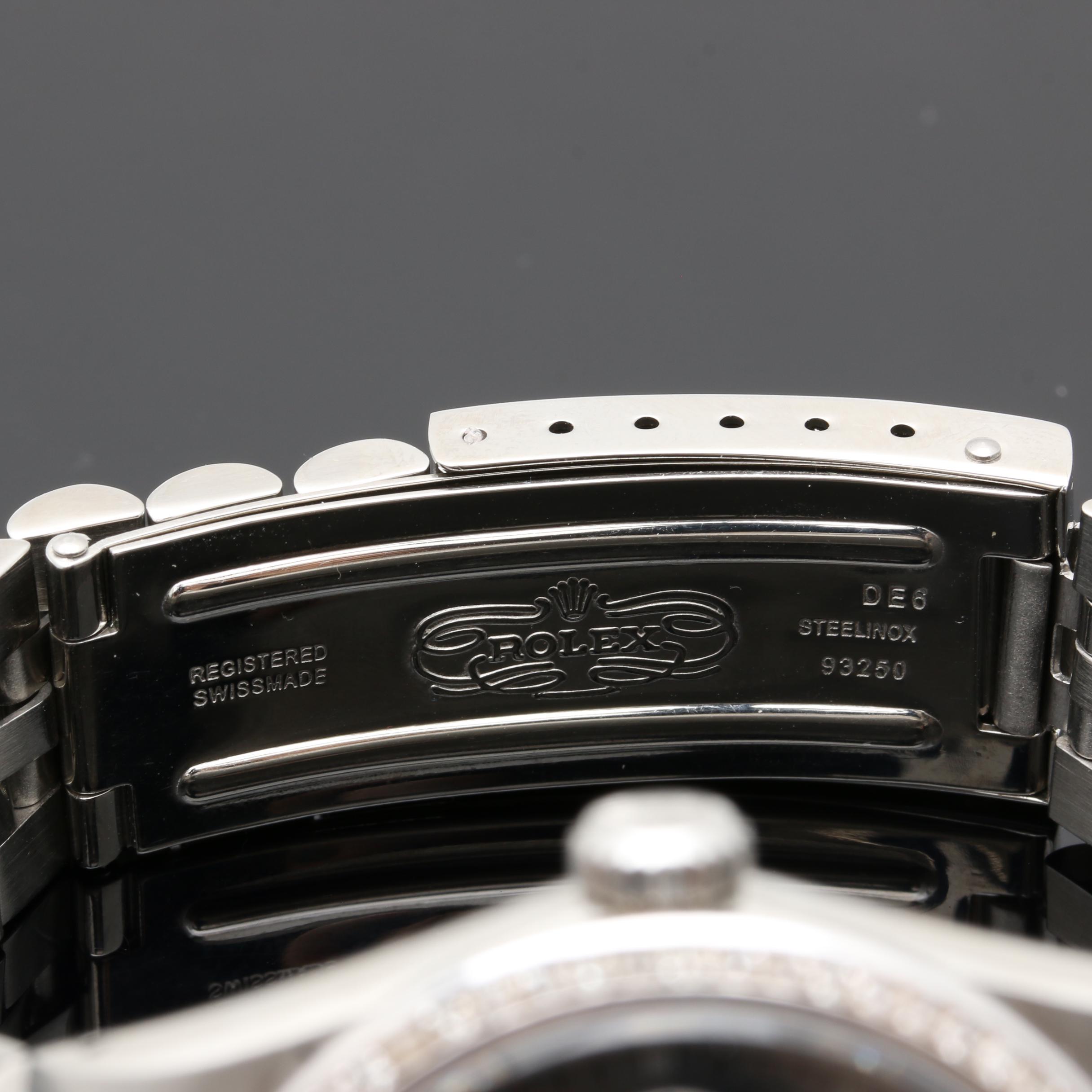 Rolex Stainless Steel 1.24 CTW Diamond Watch