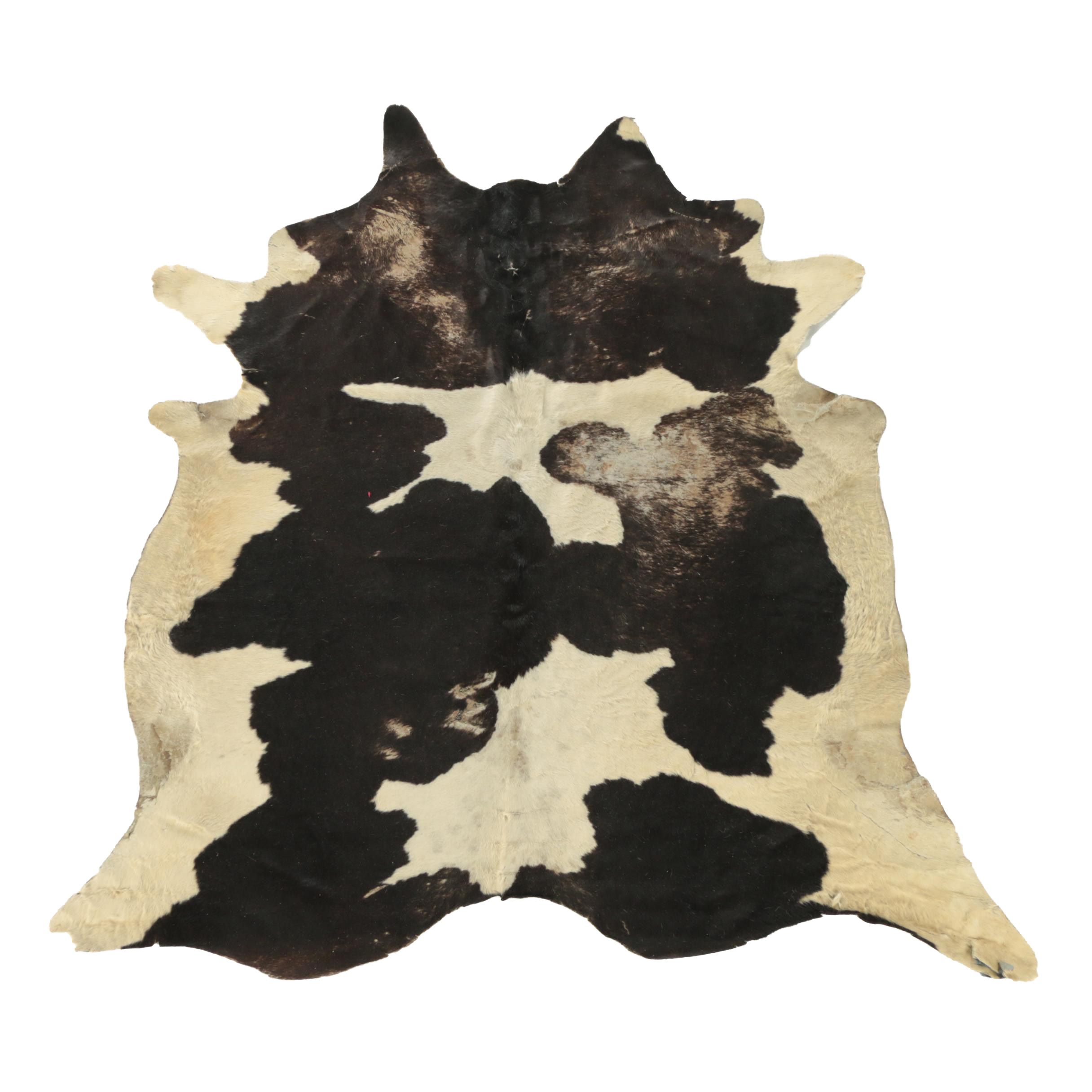 Vintage Brazilian Cowhide Area Rug
