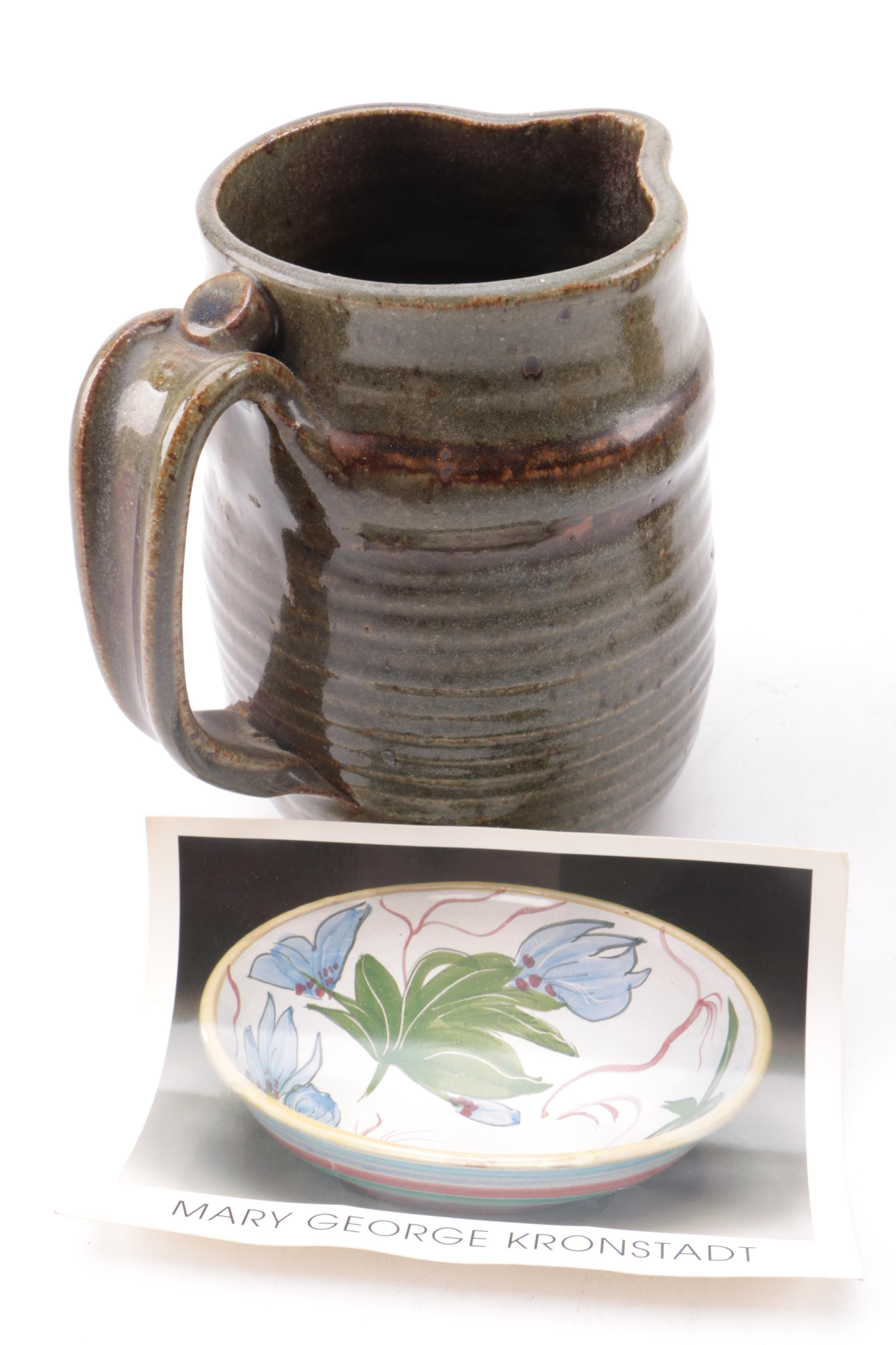 Studio Art Pottery, Including Mary George Kronstadt