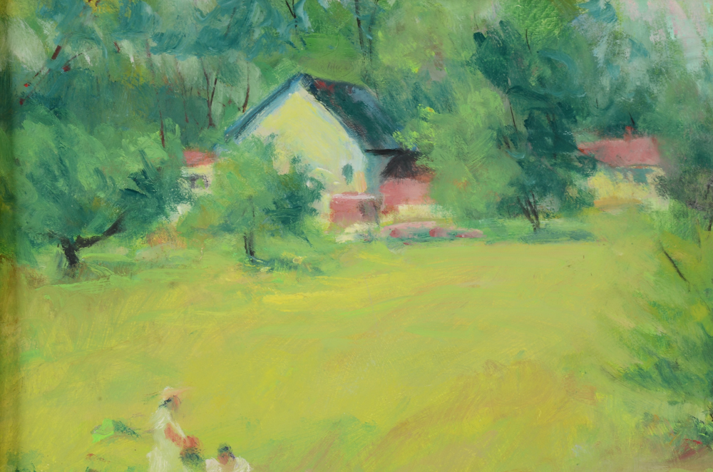 Harry Barton Original Oil Painting on Masonite