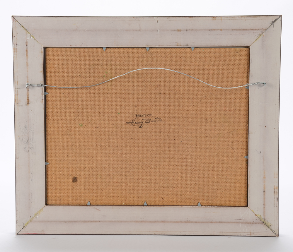 Harry Barton Original Oil Painting on Masonite