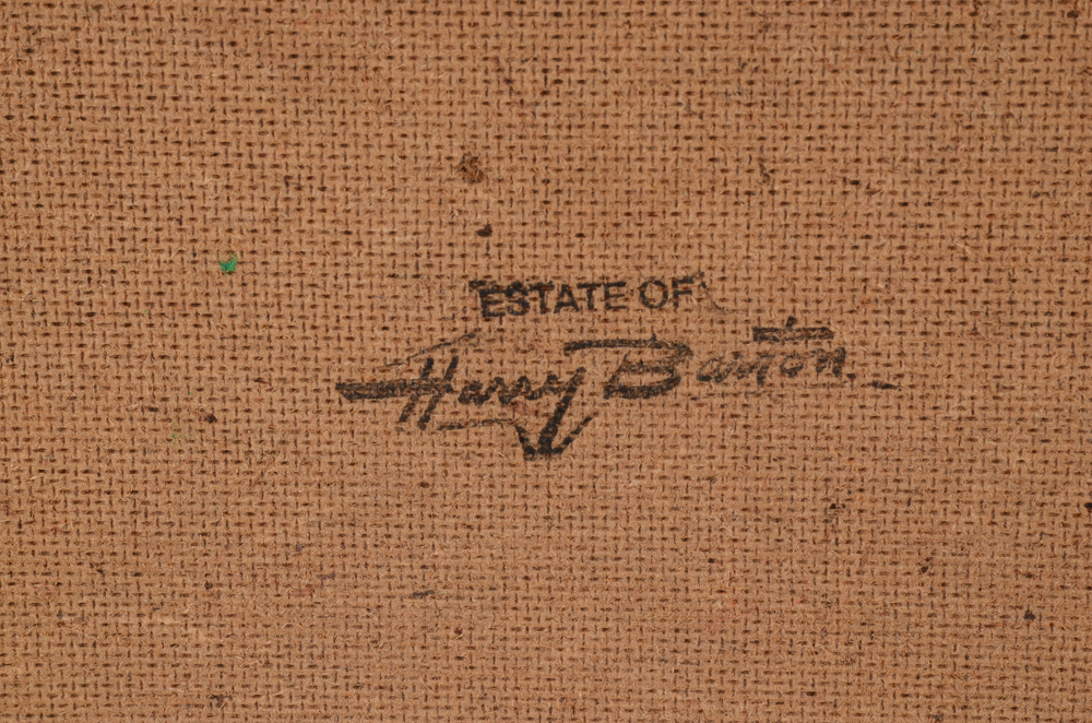 Harry Barton Original Oil Painting on Masonite