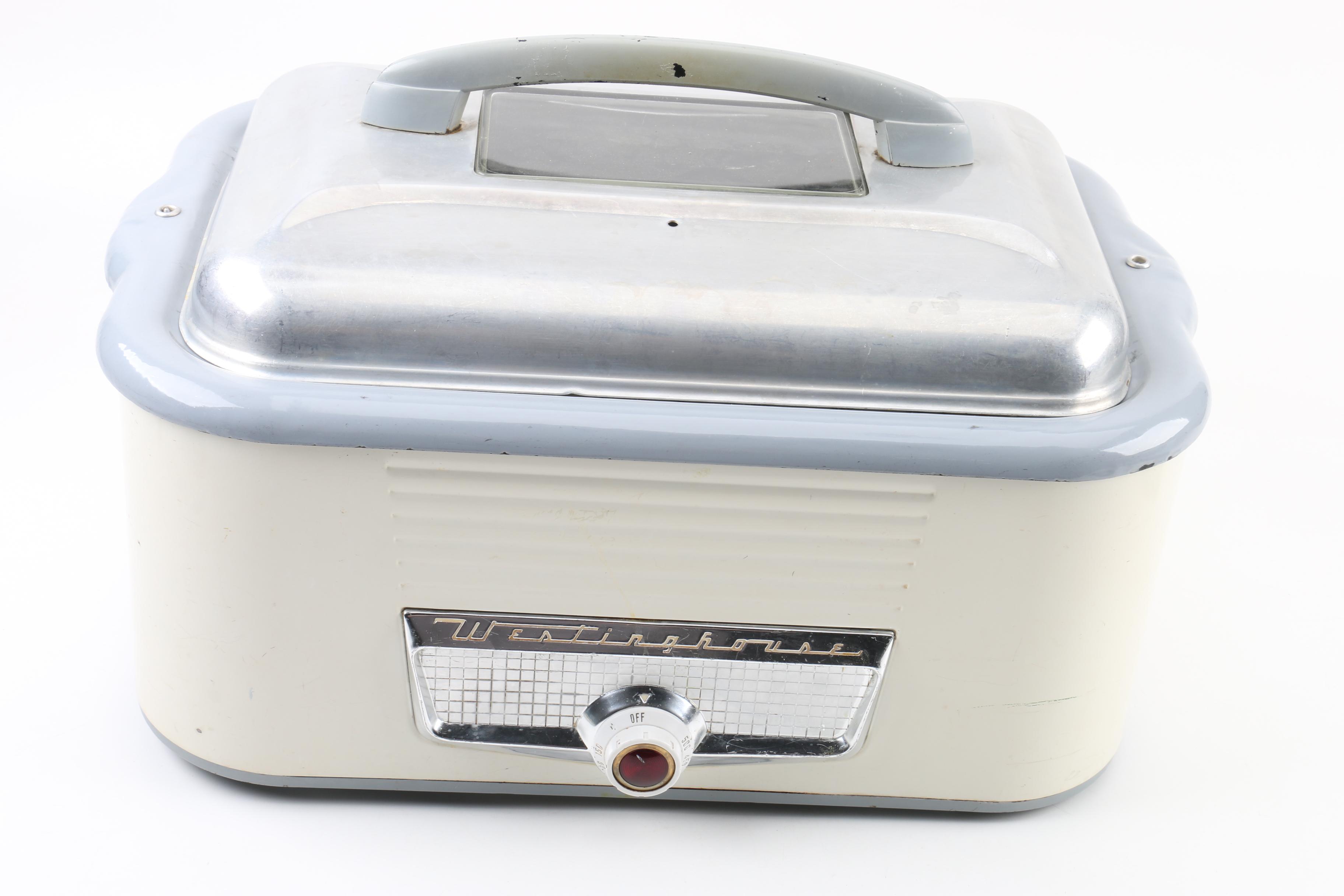 Vintage Westinghouse Electric Counter Top Roaster Oven with Instructions