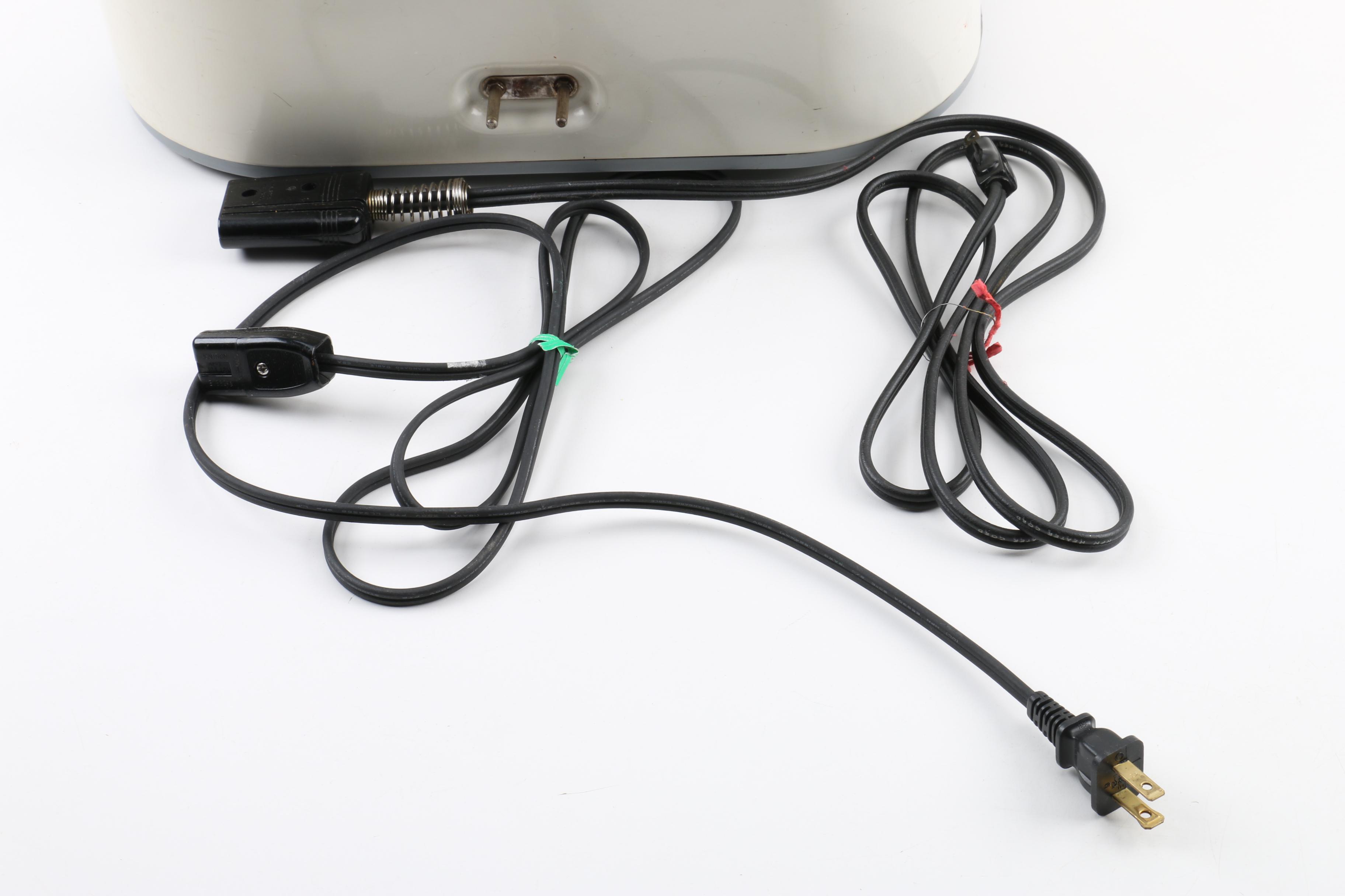 Vintage Westinghouse Electric Counter Top Roaster Oven with Instructions