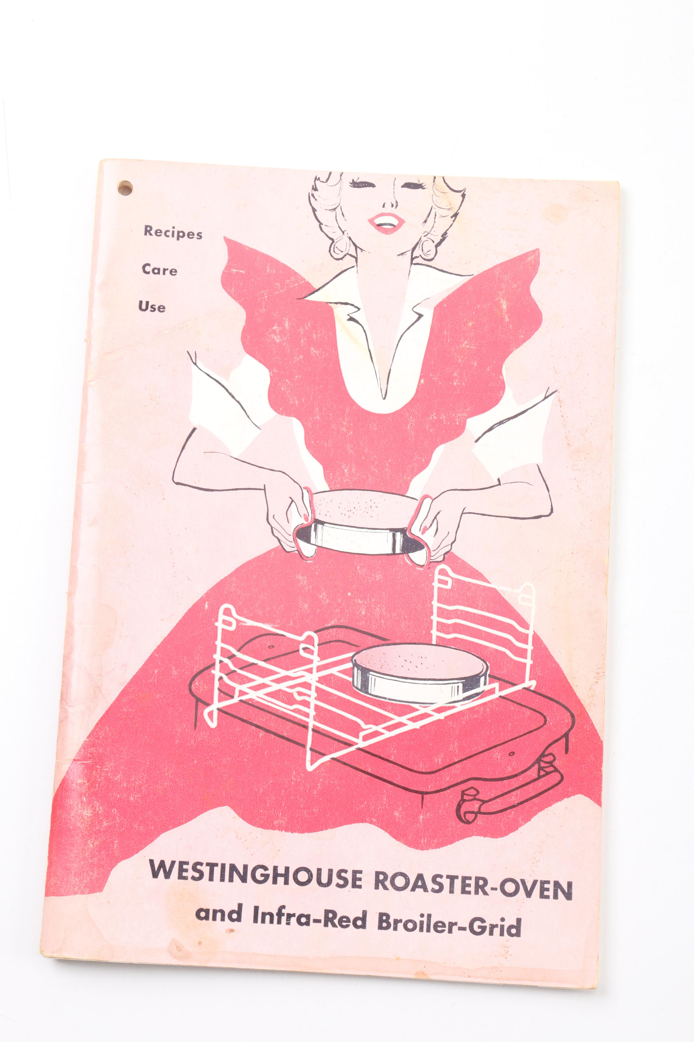 Vintage Westinghouse Electric Counter Top Roaster Oven with Instructions