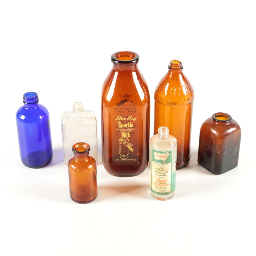 Vintage Glass Bottles