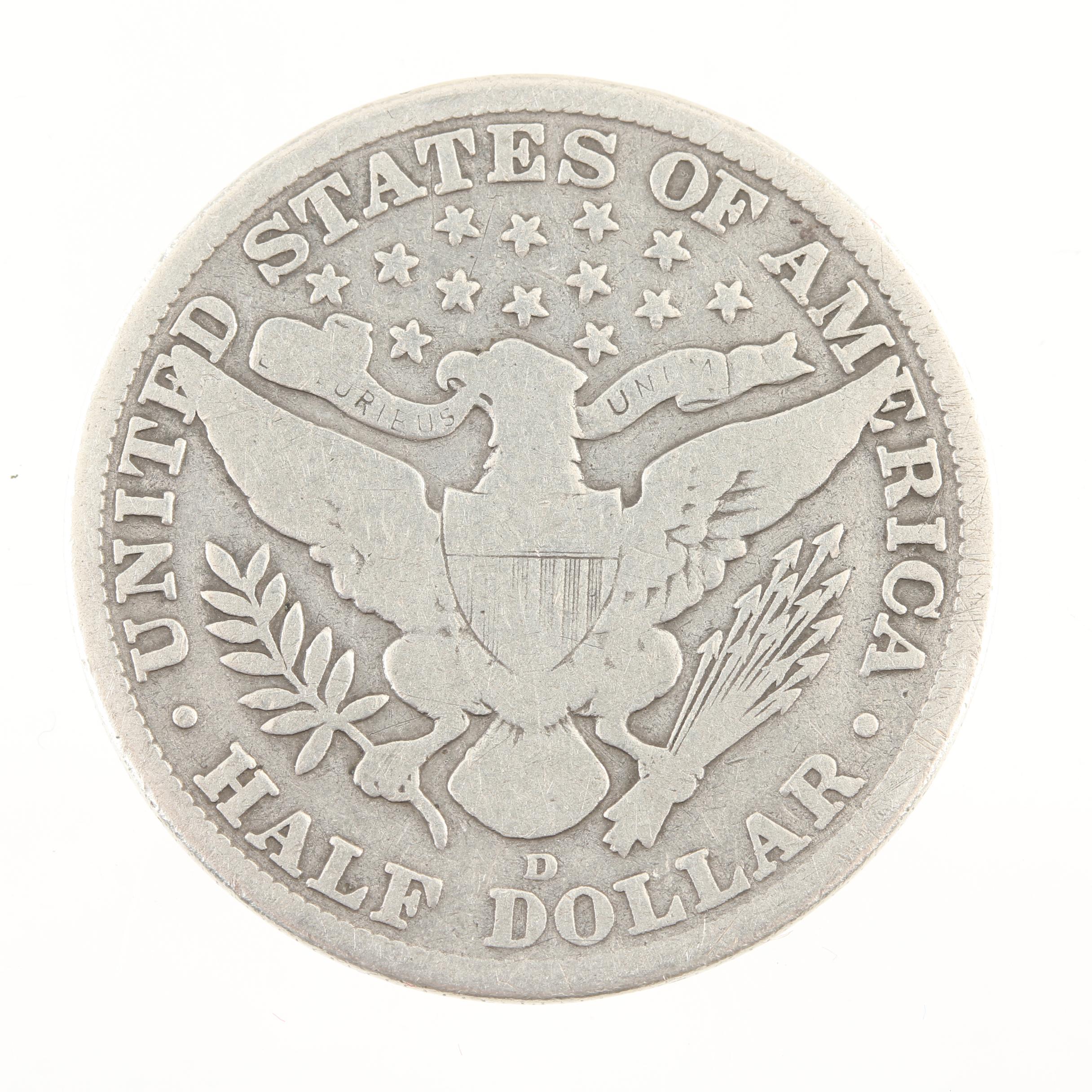 Wooden Display Chest of Twenty-Six Vintage U.S. Silver Half Dollars