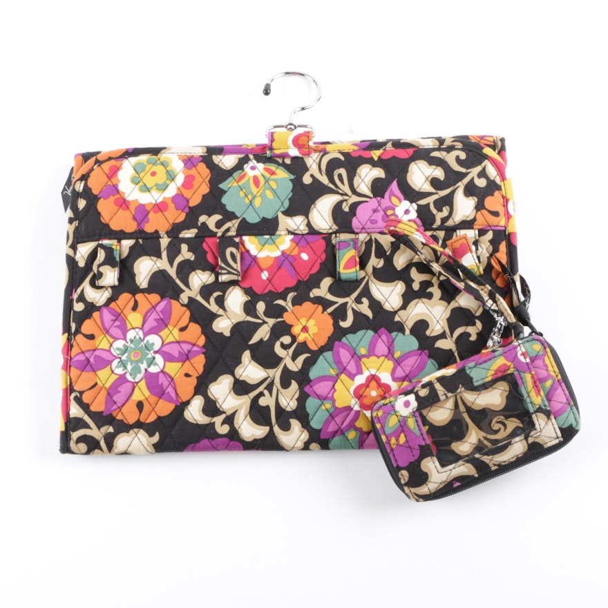 Vera Bradley “Suzani” Jewelry Folio and Wristlet Wallet