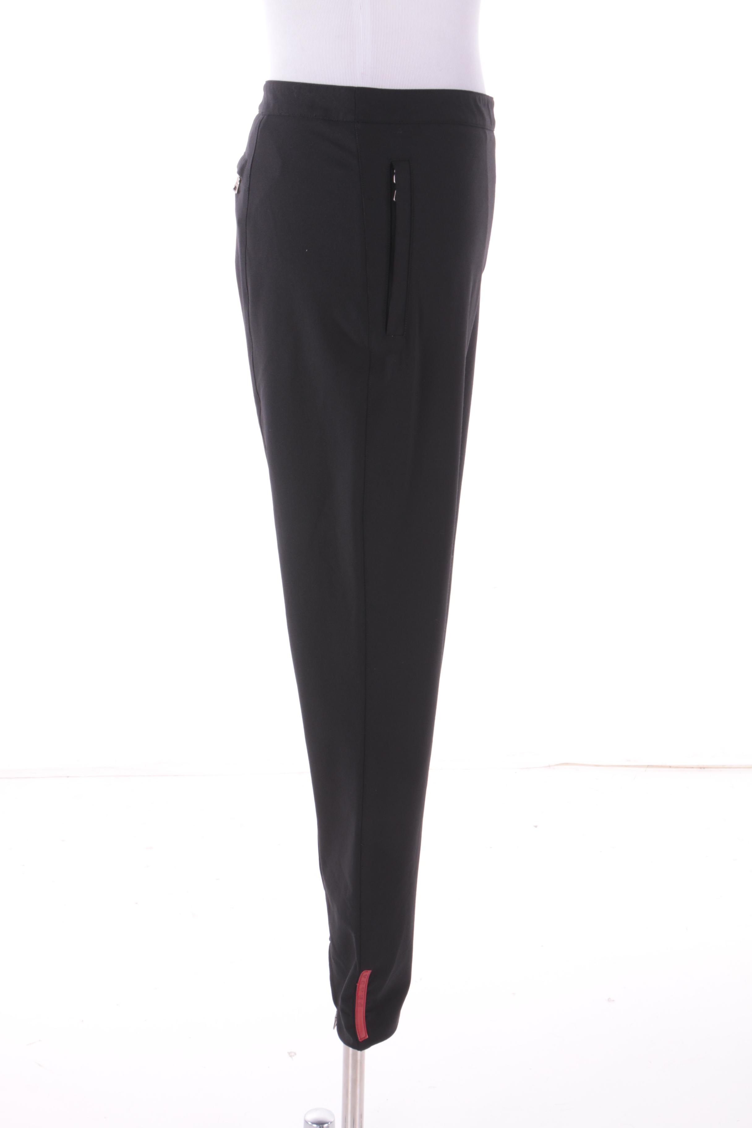 Women's Prada Black Nylon Blend Trousers