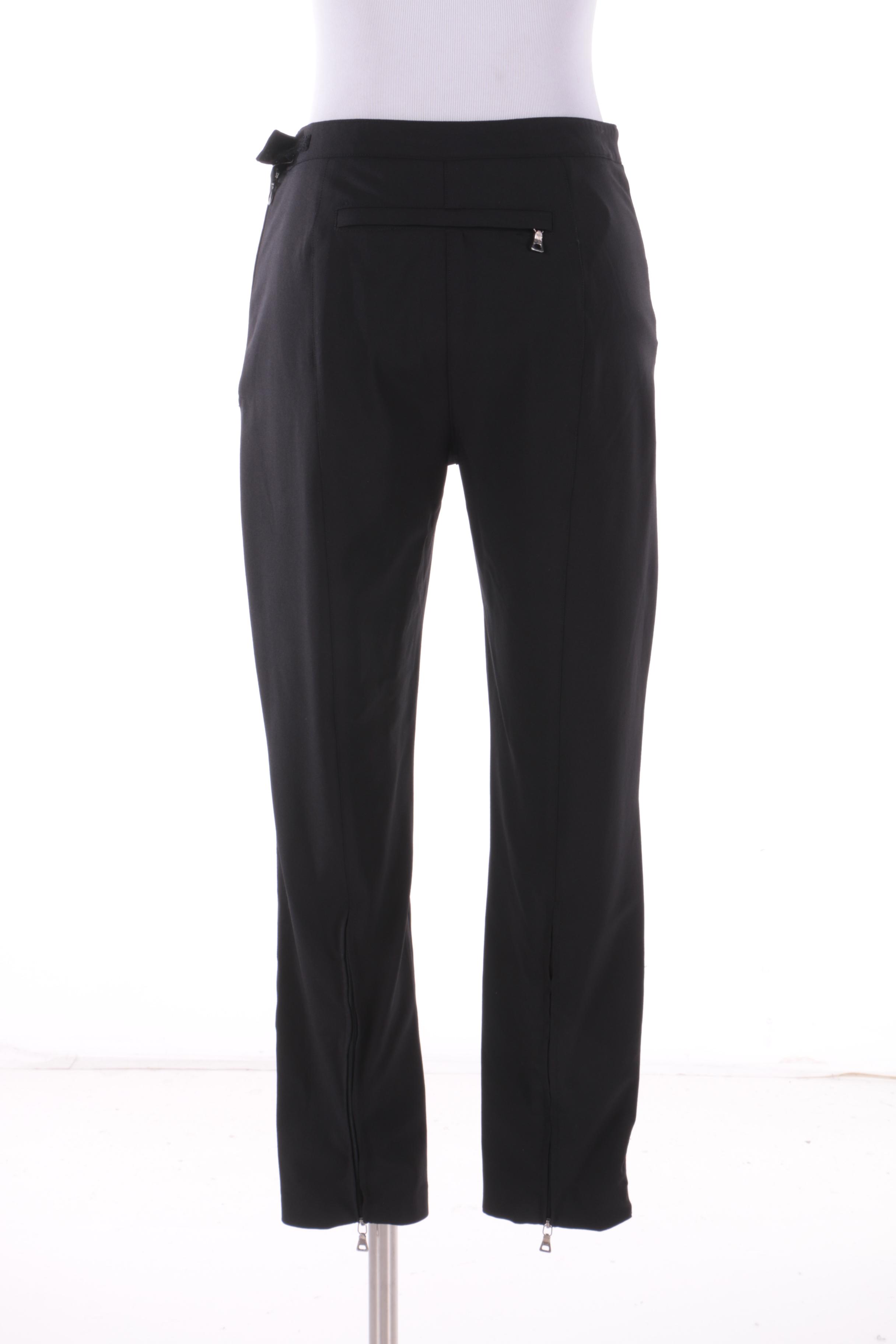 Women's Prada Black Nylon Blend Trousers