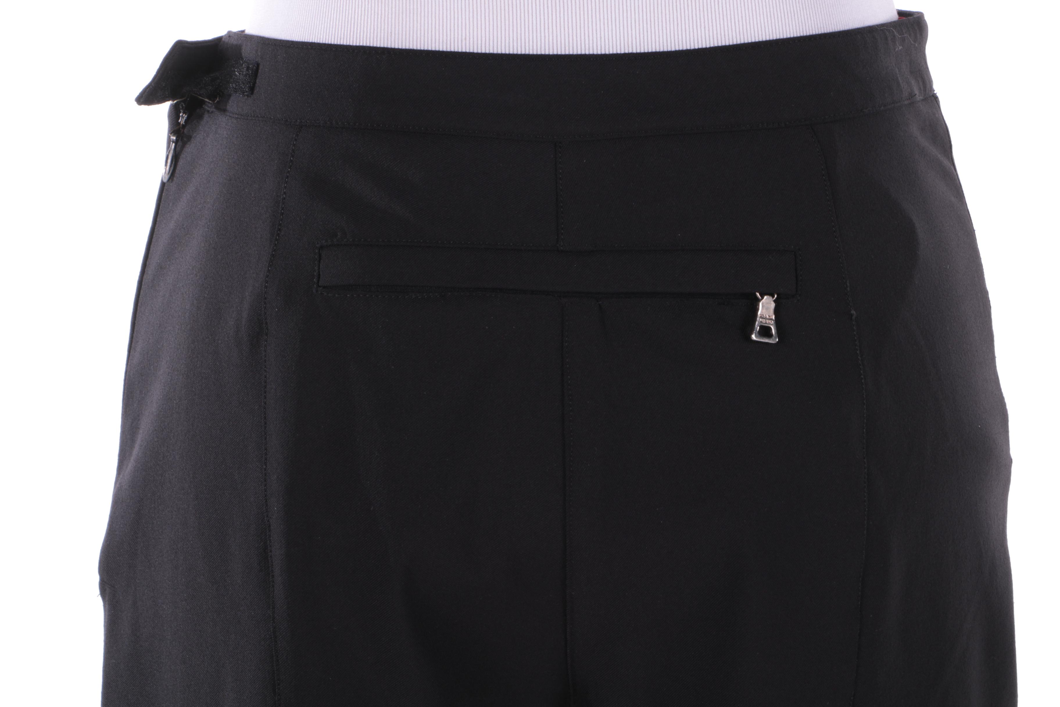 Women's Prada Black Nylon Blend Trousers