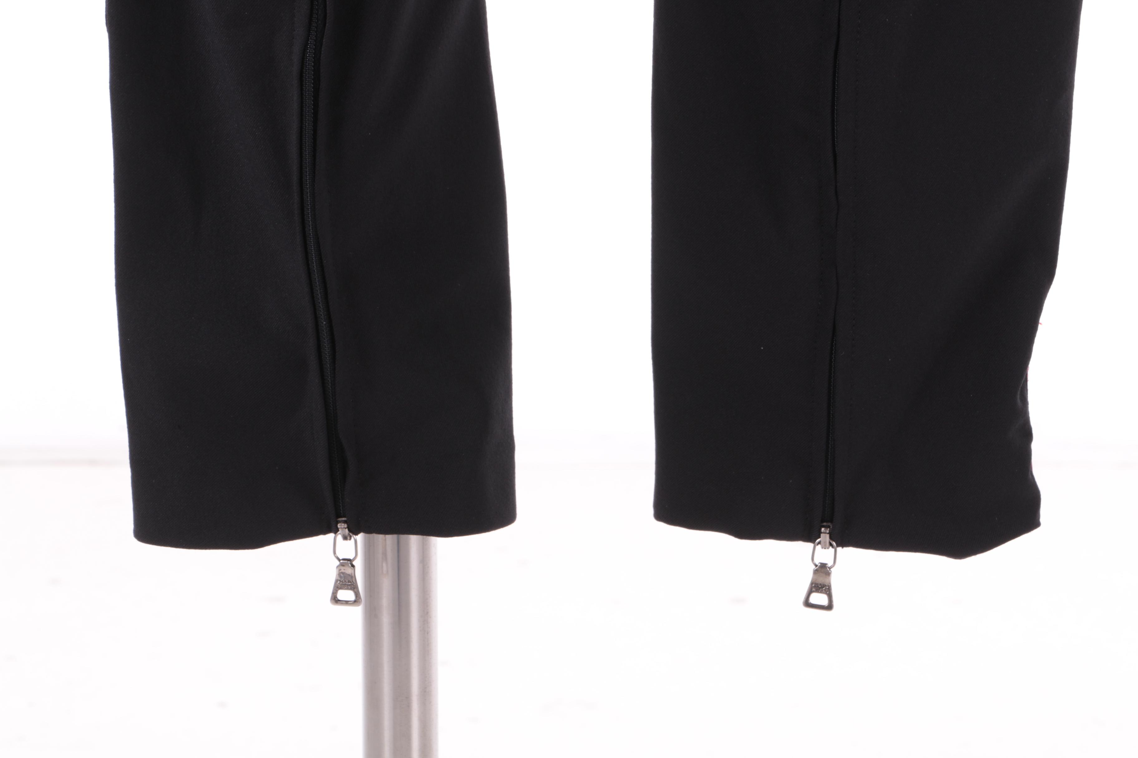Women's Prada Black Nylon Blend Trousers