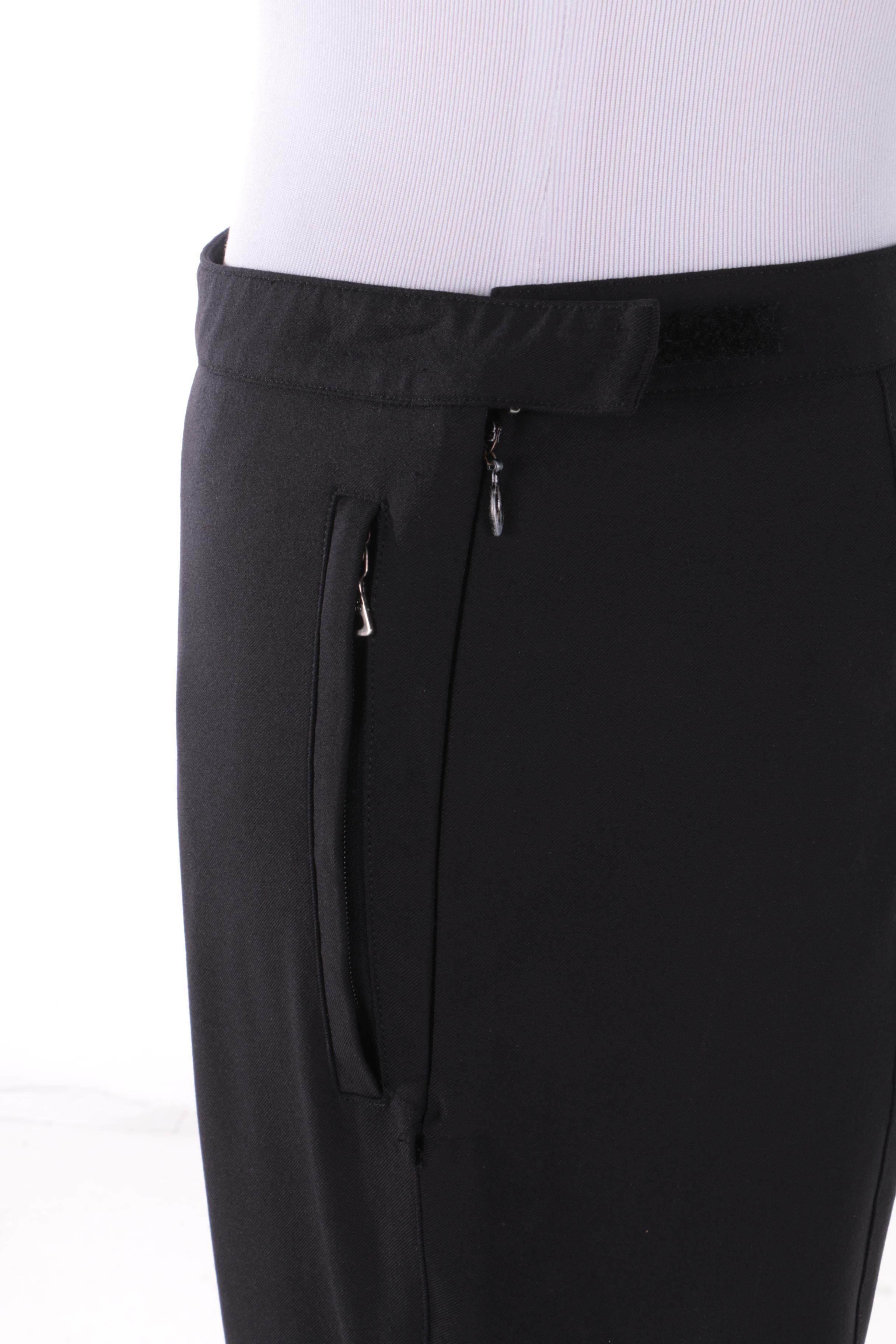 Women's Prada Black Nylon Blend Trousers