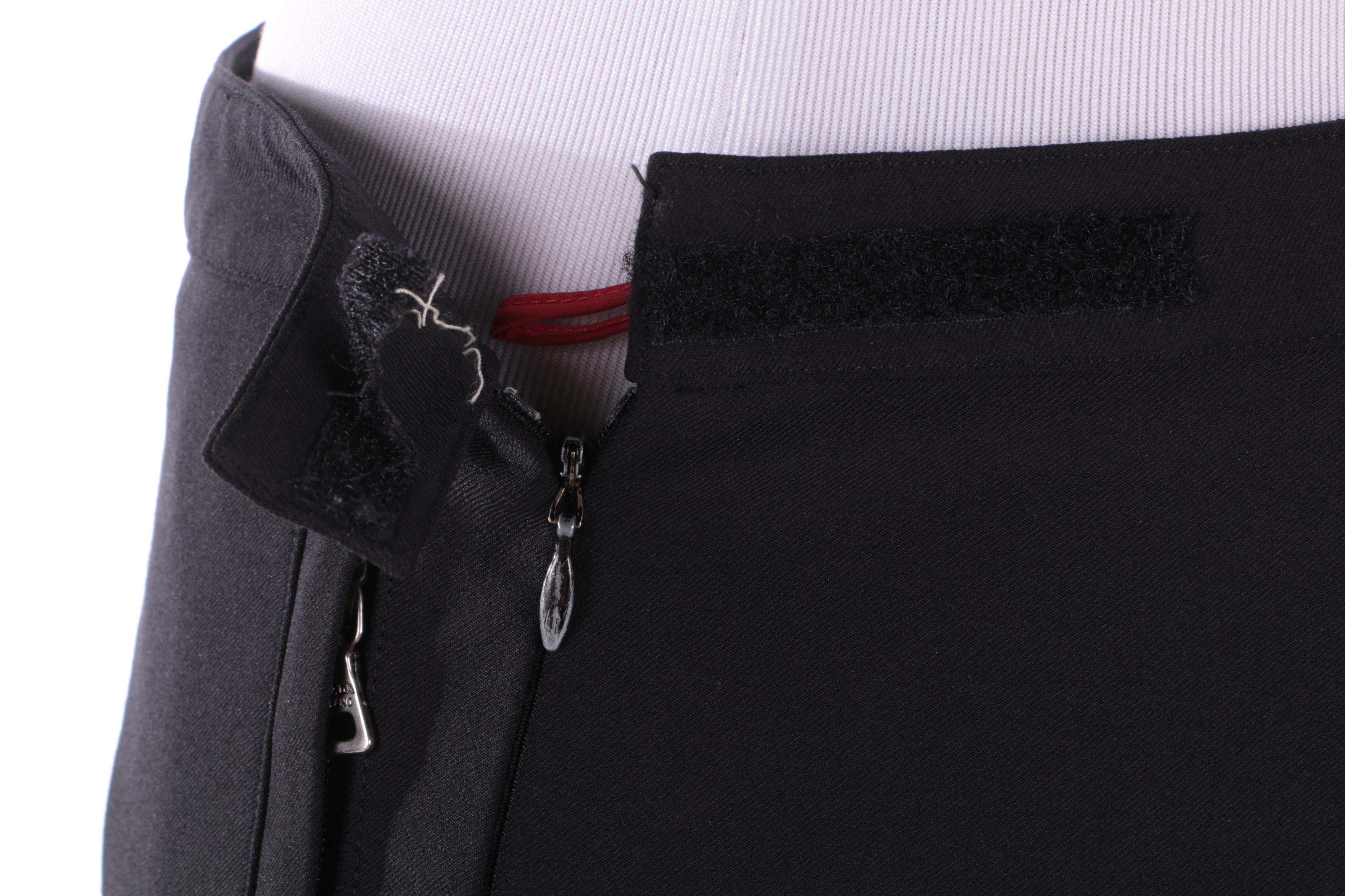 Women's Prada Black Nylon Blend Trousers