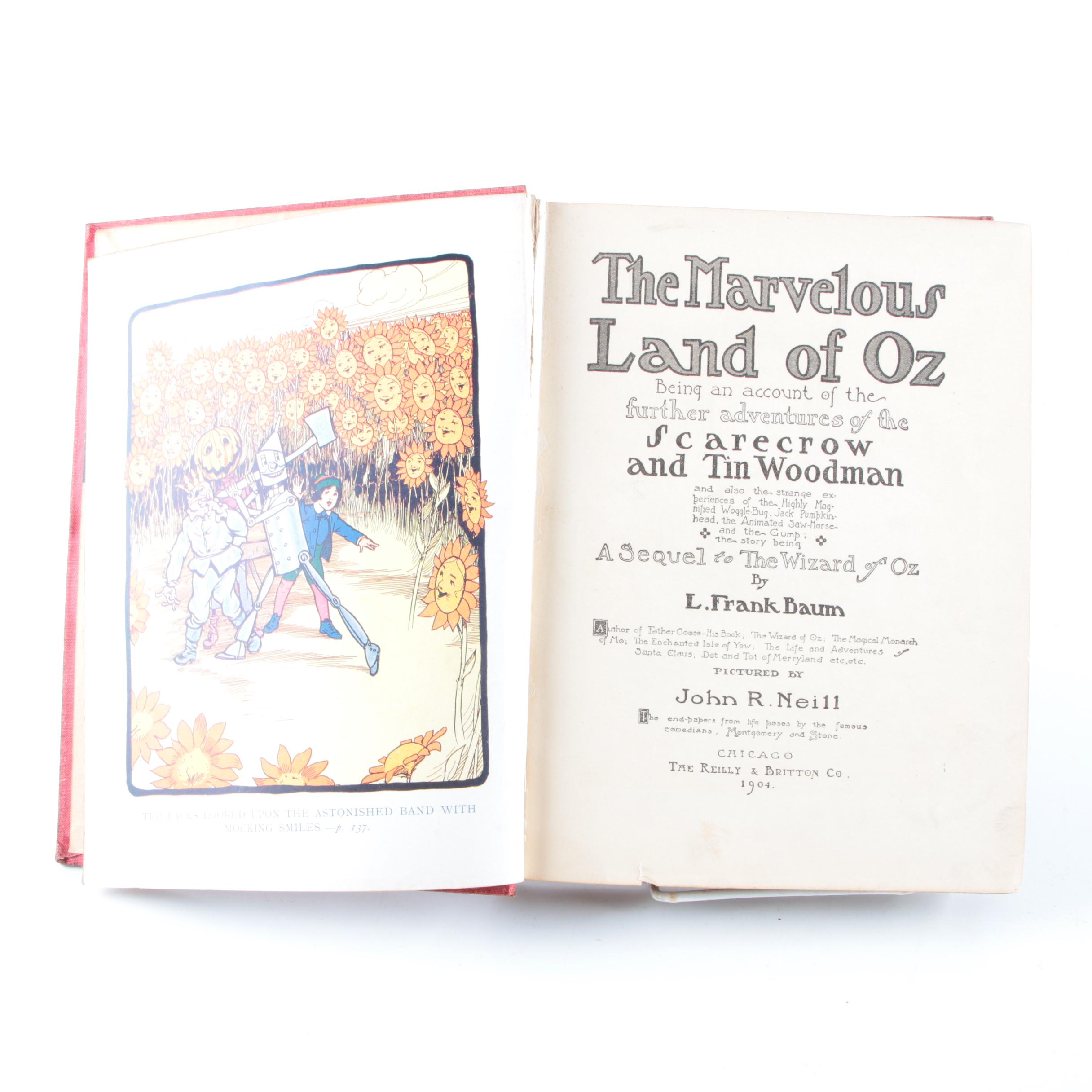 1904 "The Marvelous Land of Oz" and 1913 "The Patchwork Girl"