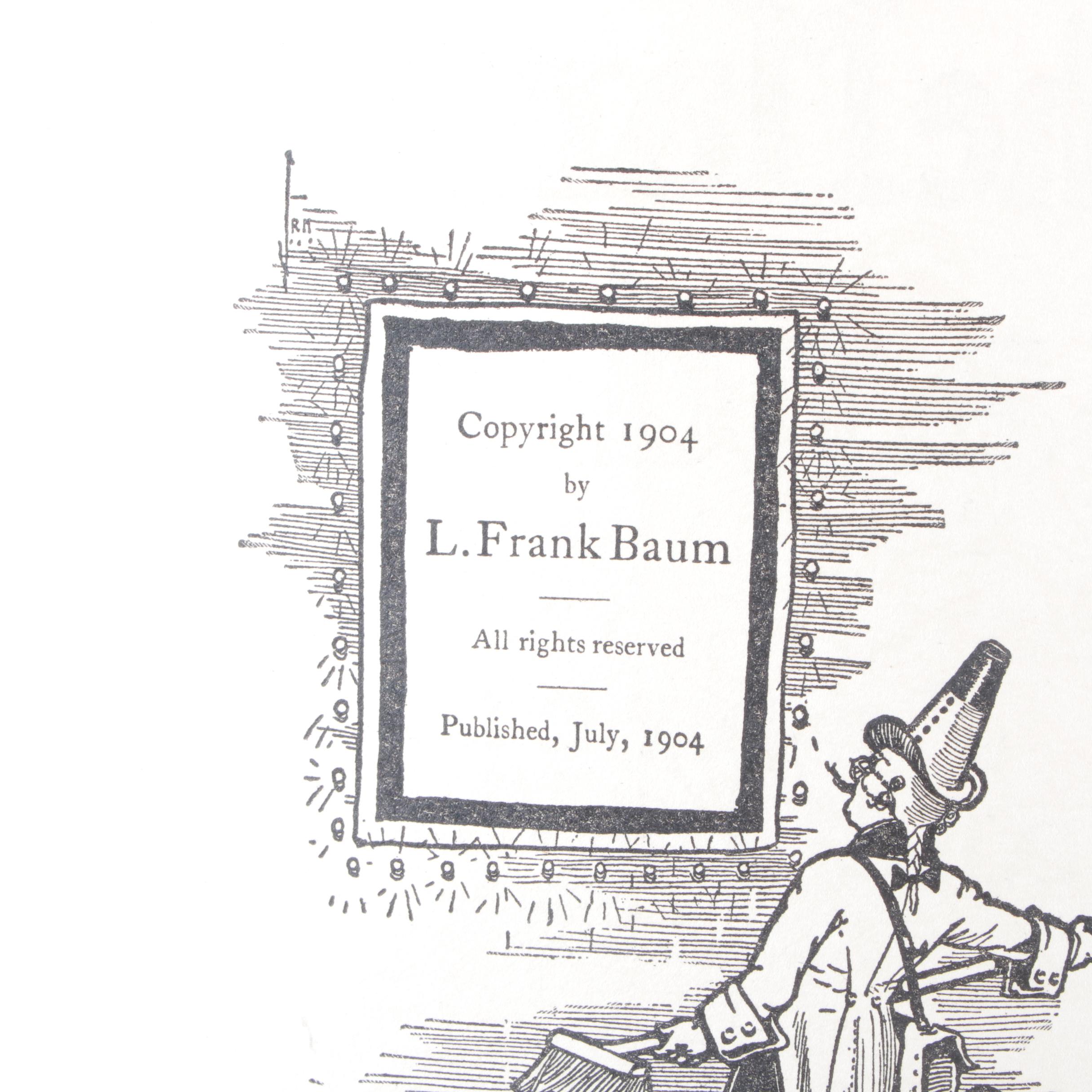 1904 "The Marvelous Land of Oz" and 1913 "The Patchwork Girl"