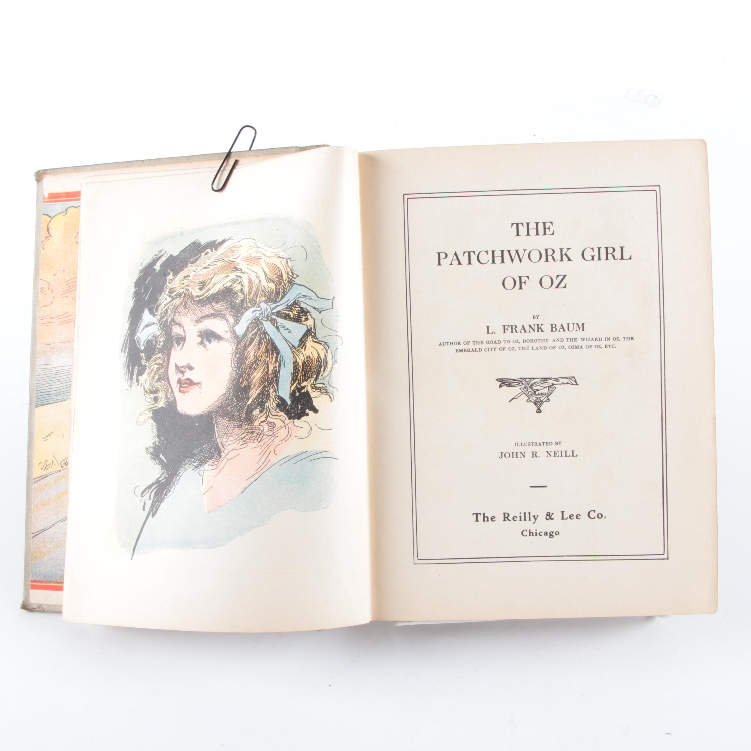 1904 "The Marvelous Land of Oz" and 1913 "The Patchwork Girl"