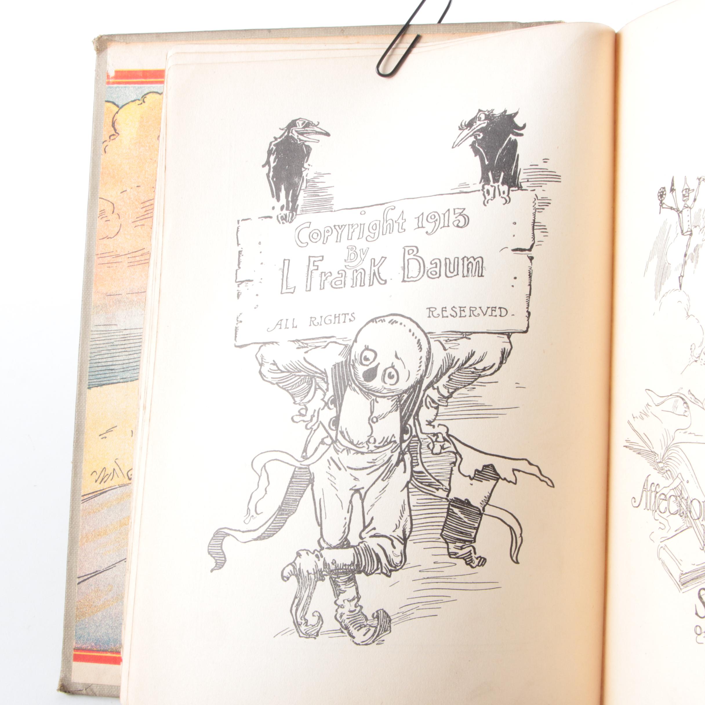 1904 "The Marvelous Land of Oz" and 1913 "The Patchwork Girl"