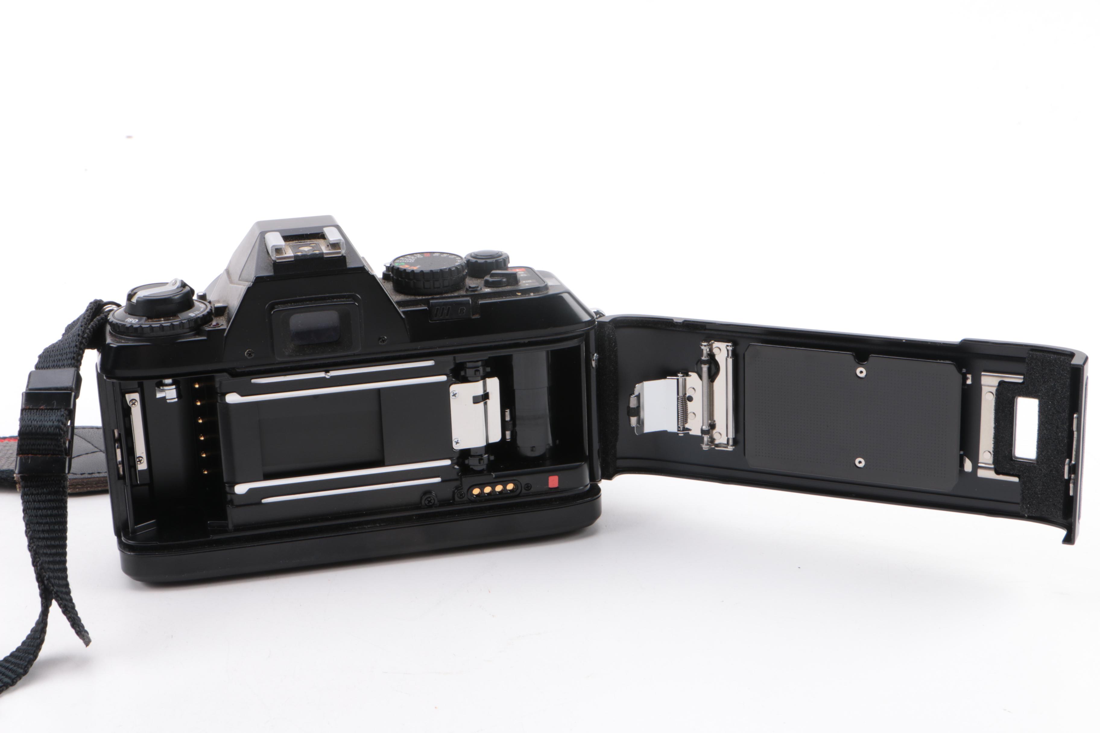 Nikon N2000 and Bosley Jubilee Still Cameras With Accessories