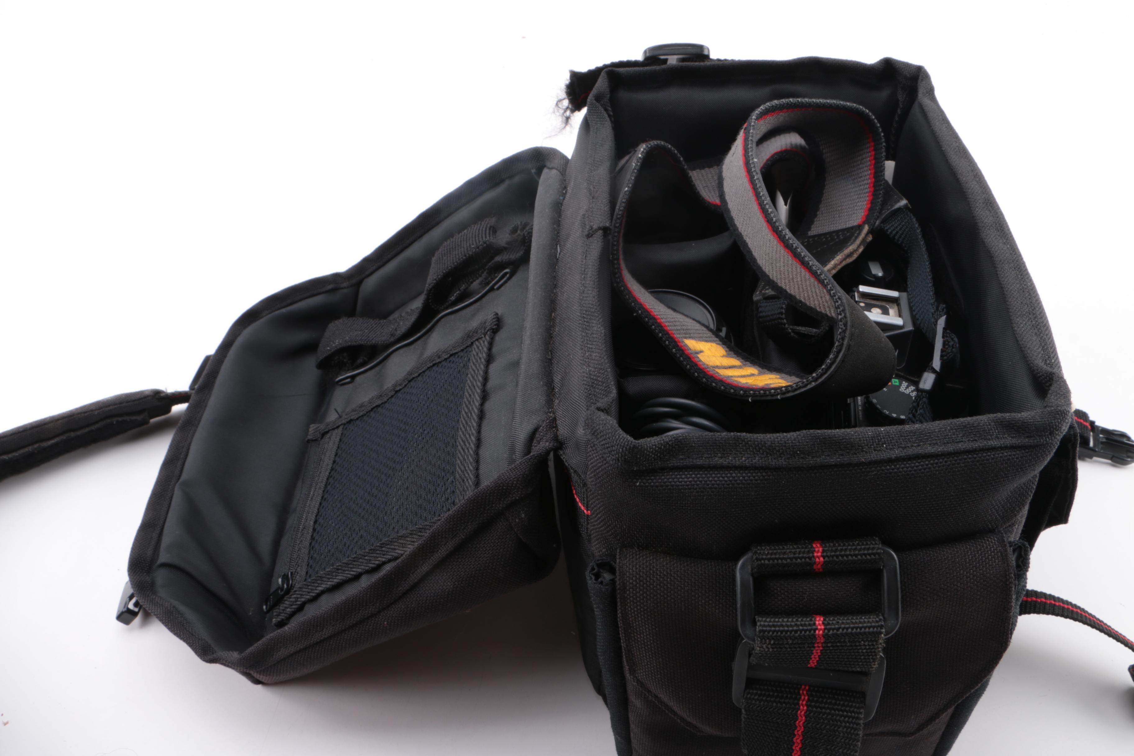 Nikon N2000 and Bosley Jubilee Still Cameras With Accessories