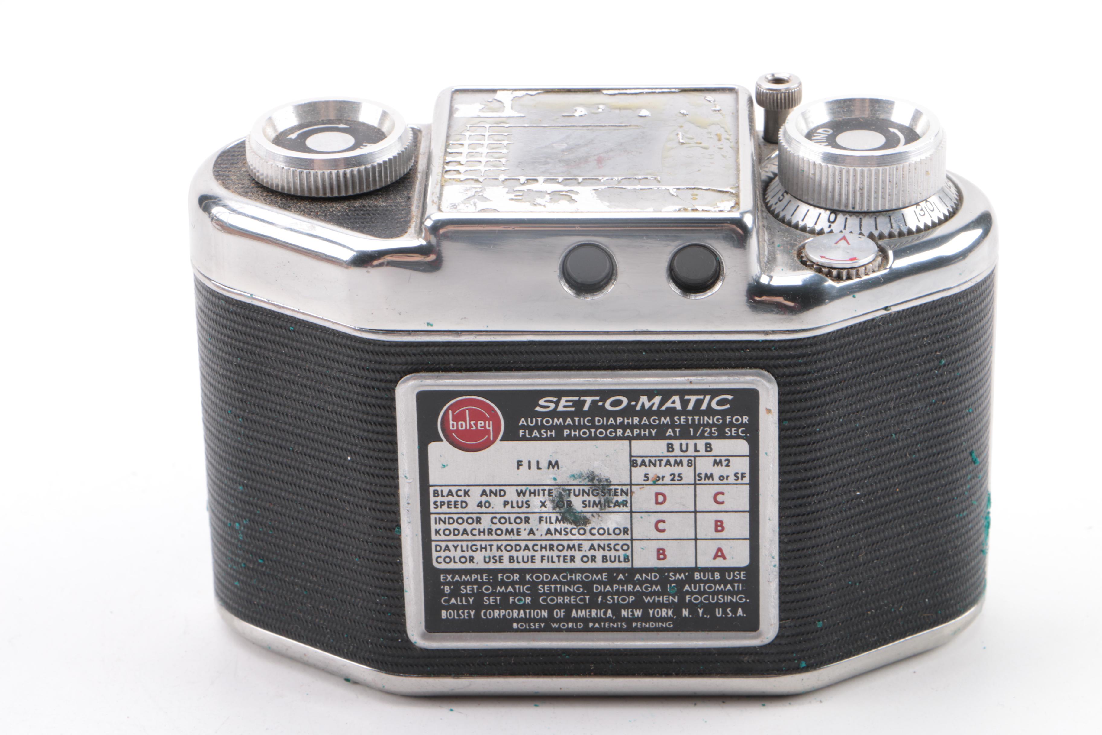 Nikon N2000 and Bosley Jubilee Still Cameras With Accessories