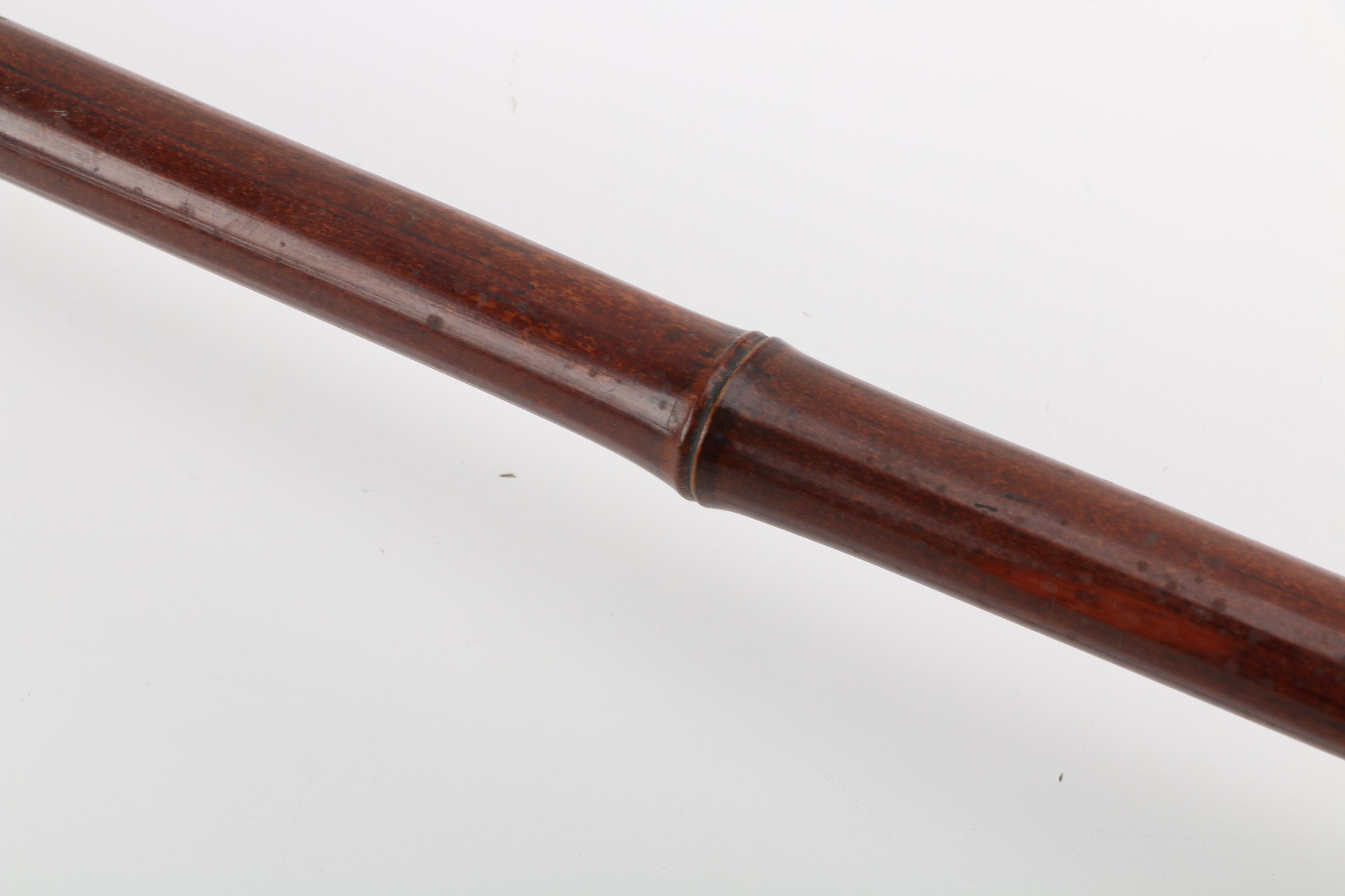 Vintage Metal and Bamboo Tobacco Pipe