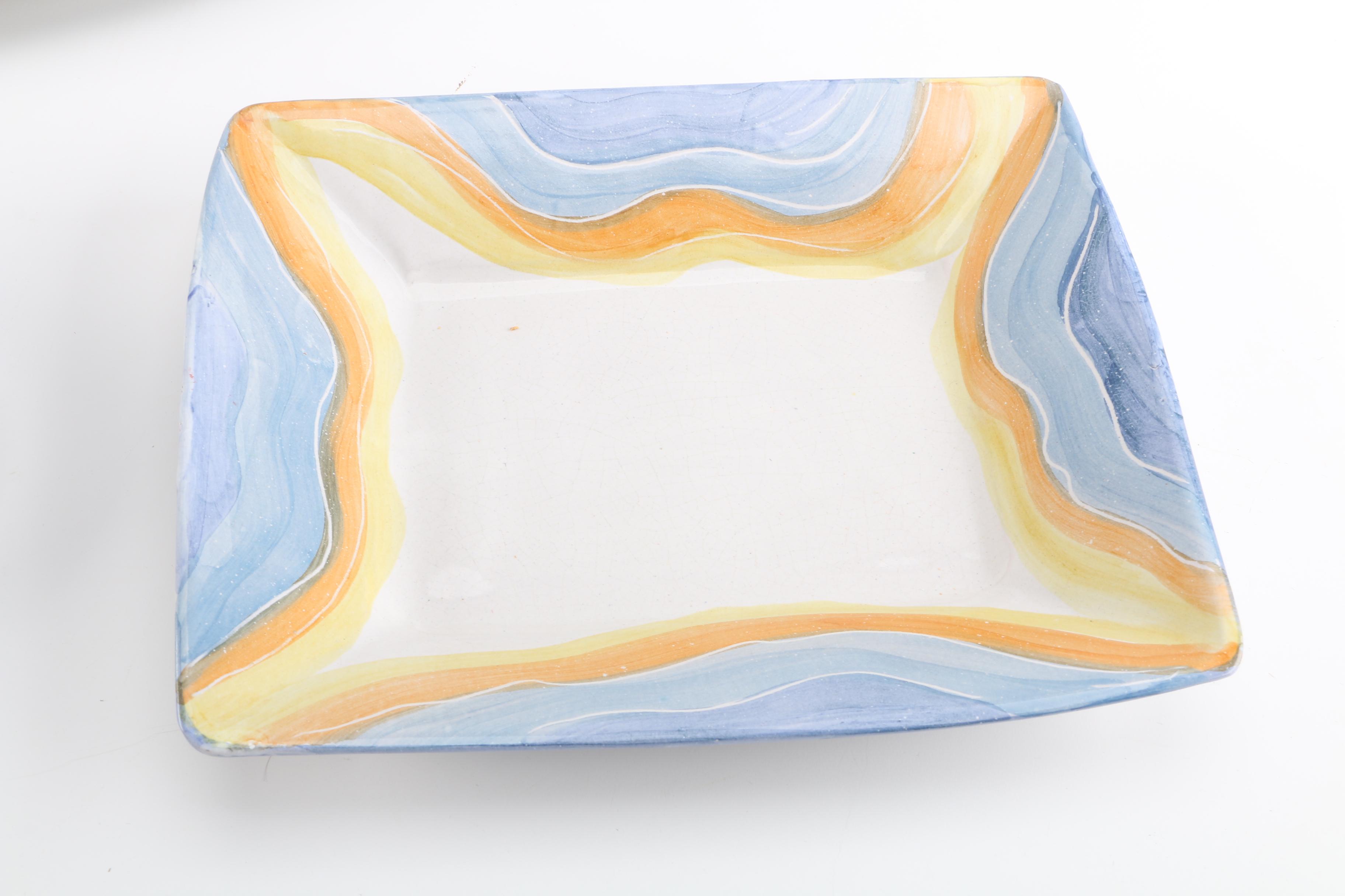 Mary George Kronstadt Earthenware Serving Trays