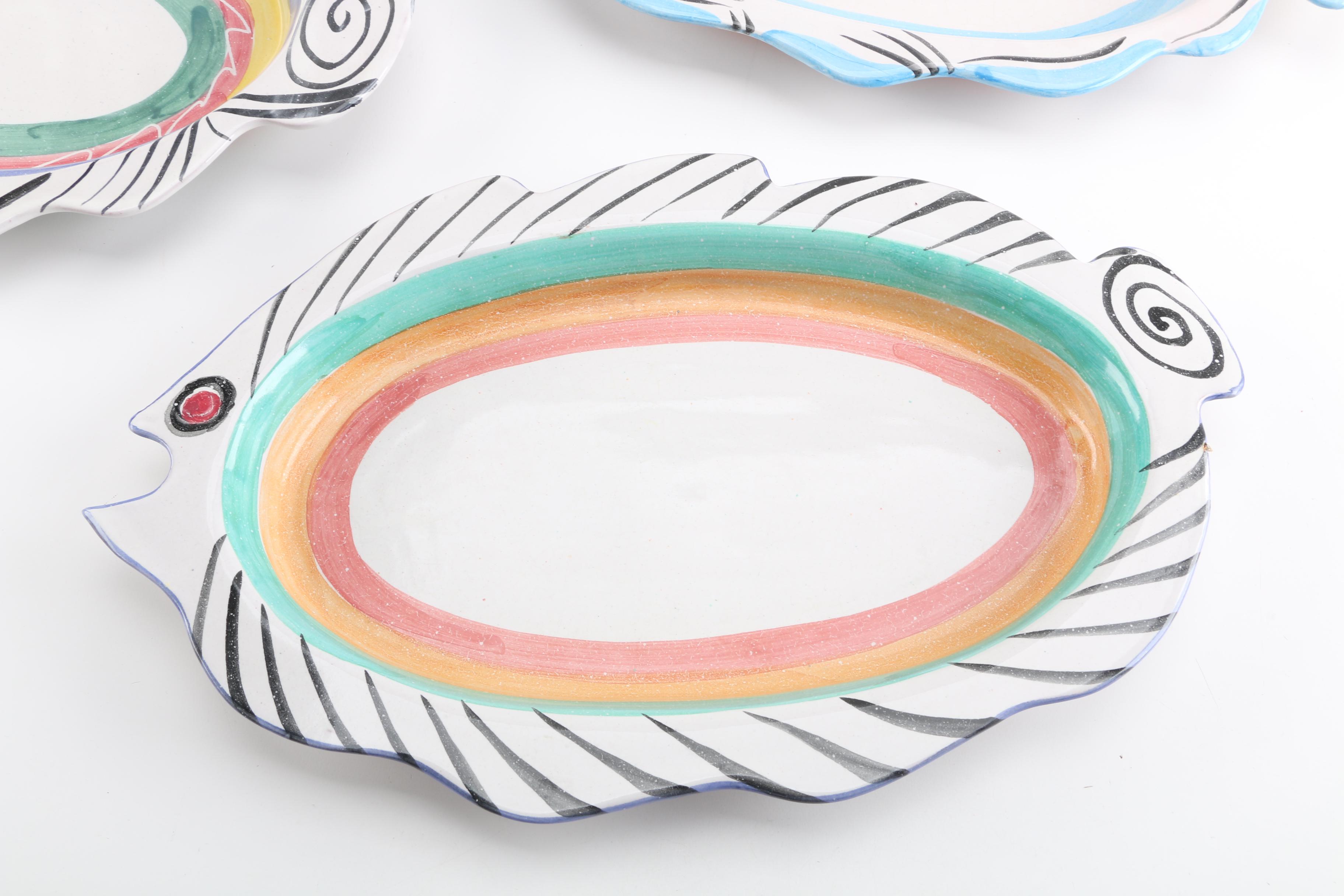 Mary George Kronstadt Earthenware Serving Trays