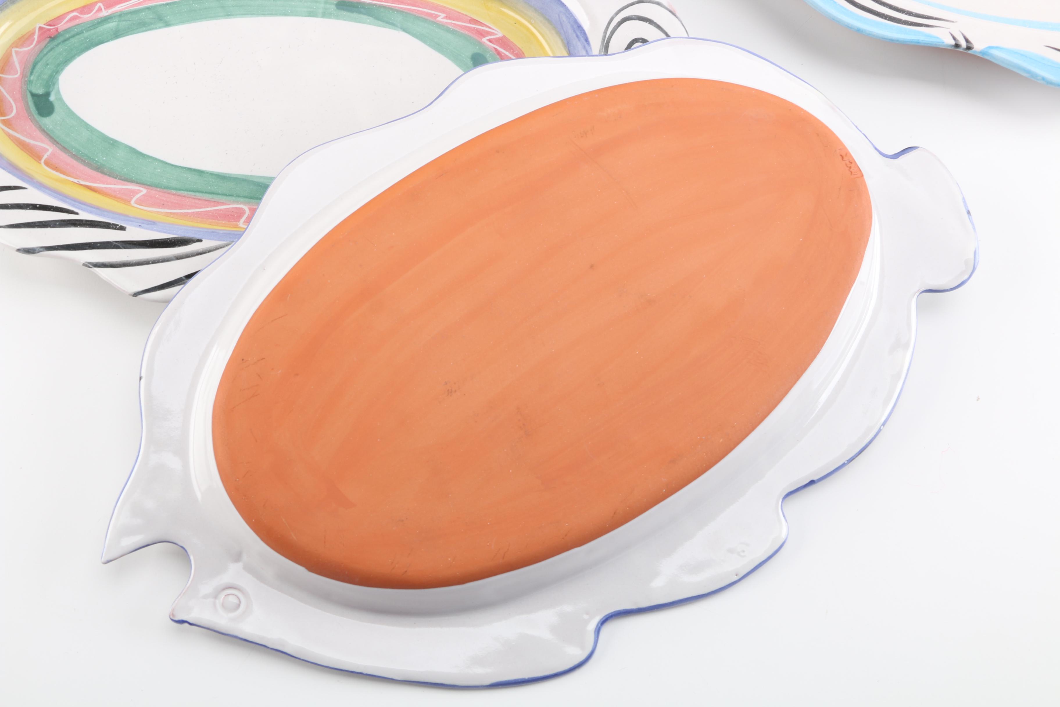 Mary George Kronstadt Earthenware Serving Trays