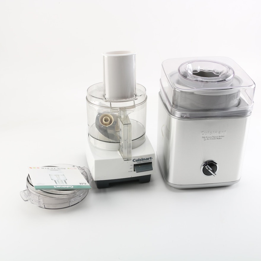 Cuisinart Food Processor and Frozen Yogurt-Sorbet & Ice Cream Maker