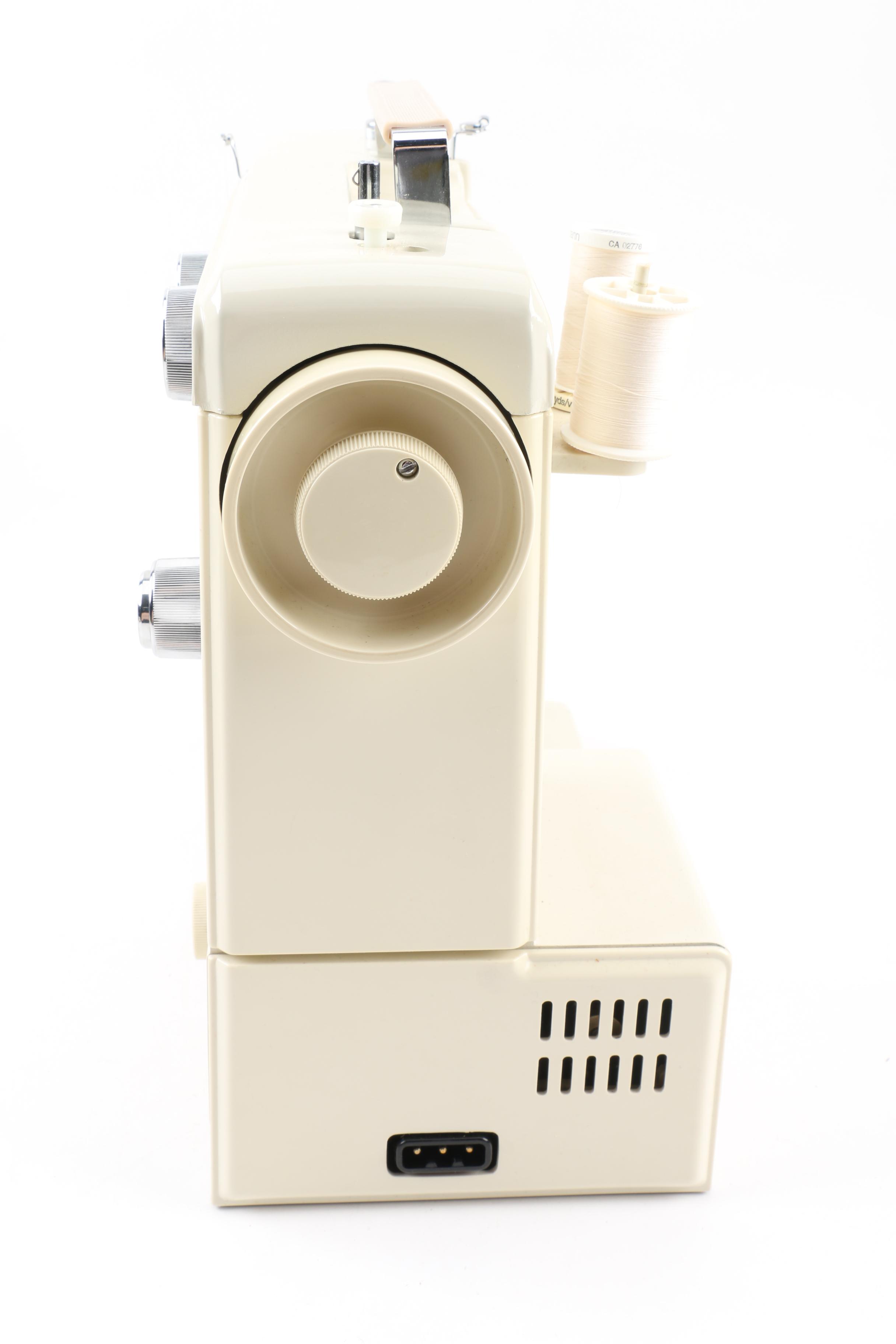 Necchi Model 535FA Sewing Machine with Case and Accessories