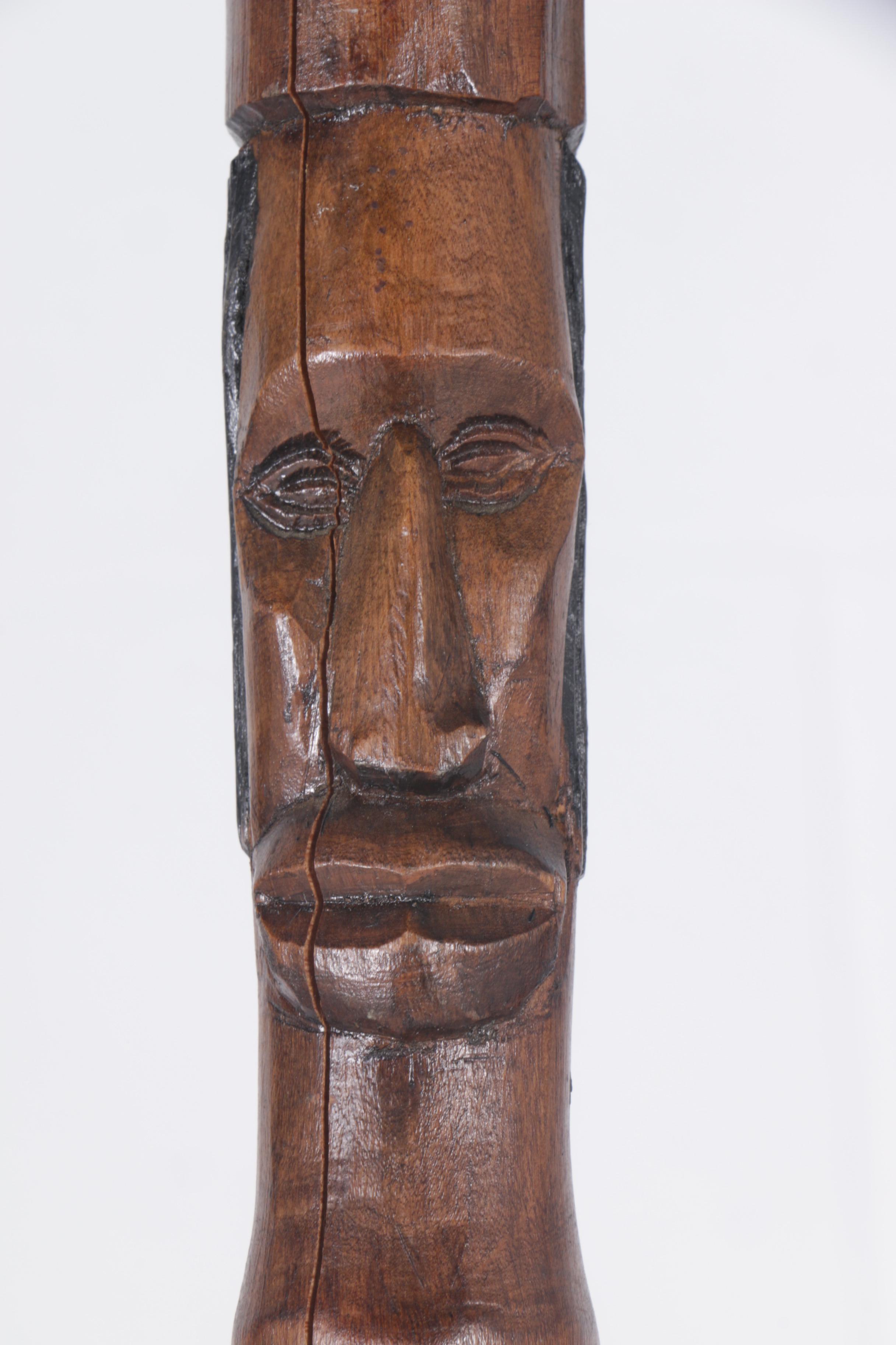 Carved Wooden Canes, Including a Shillelagh