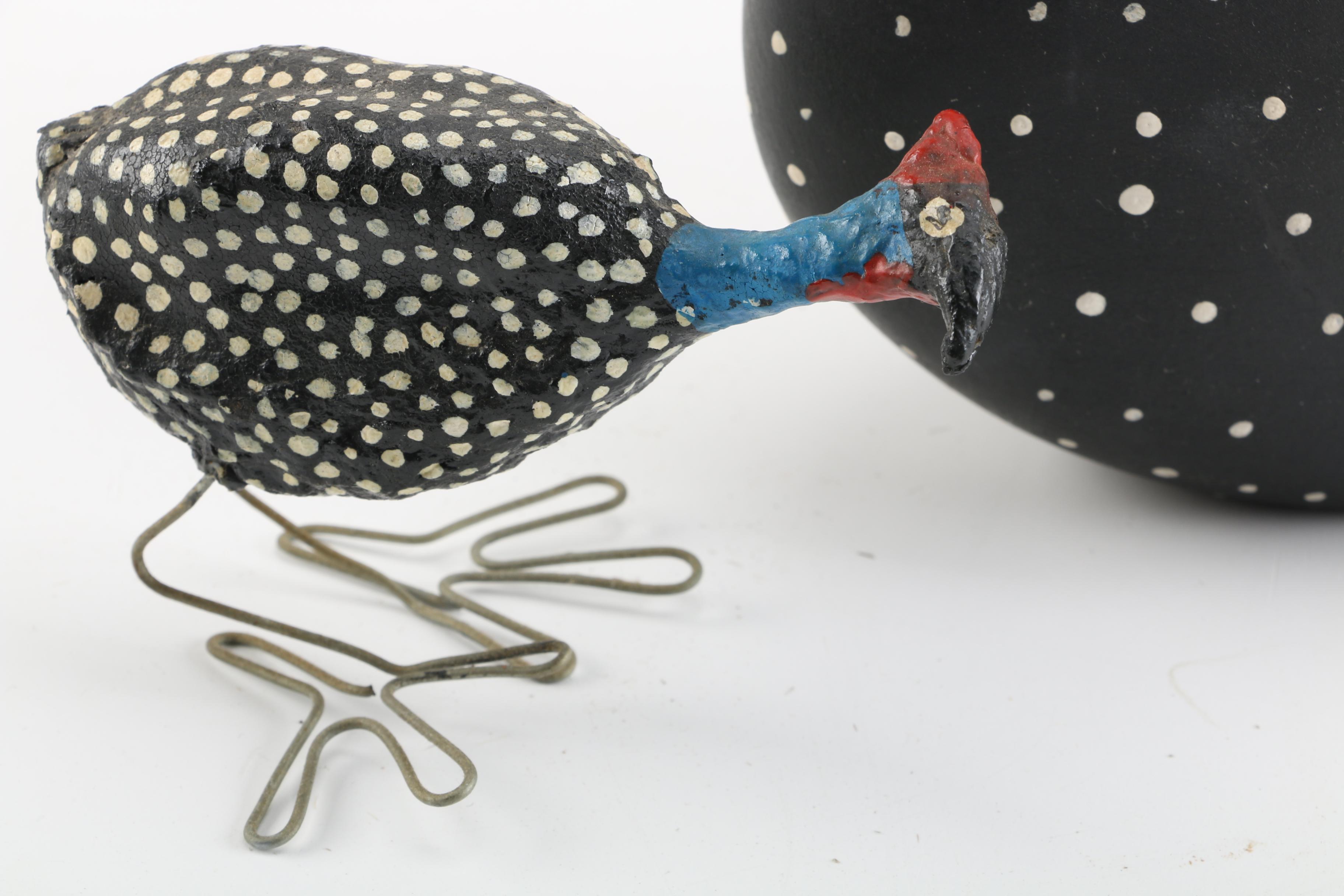 Guinea Hen Figurines