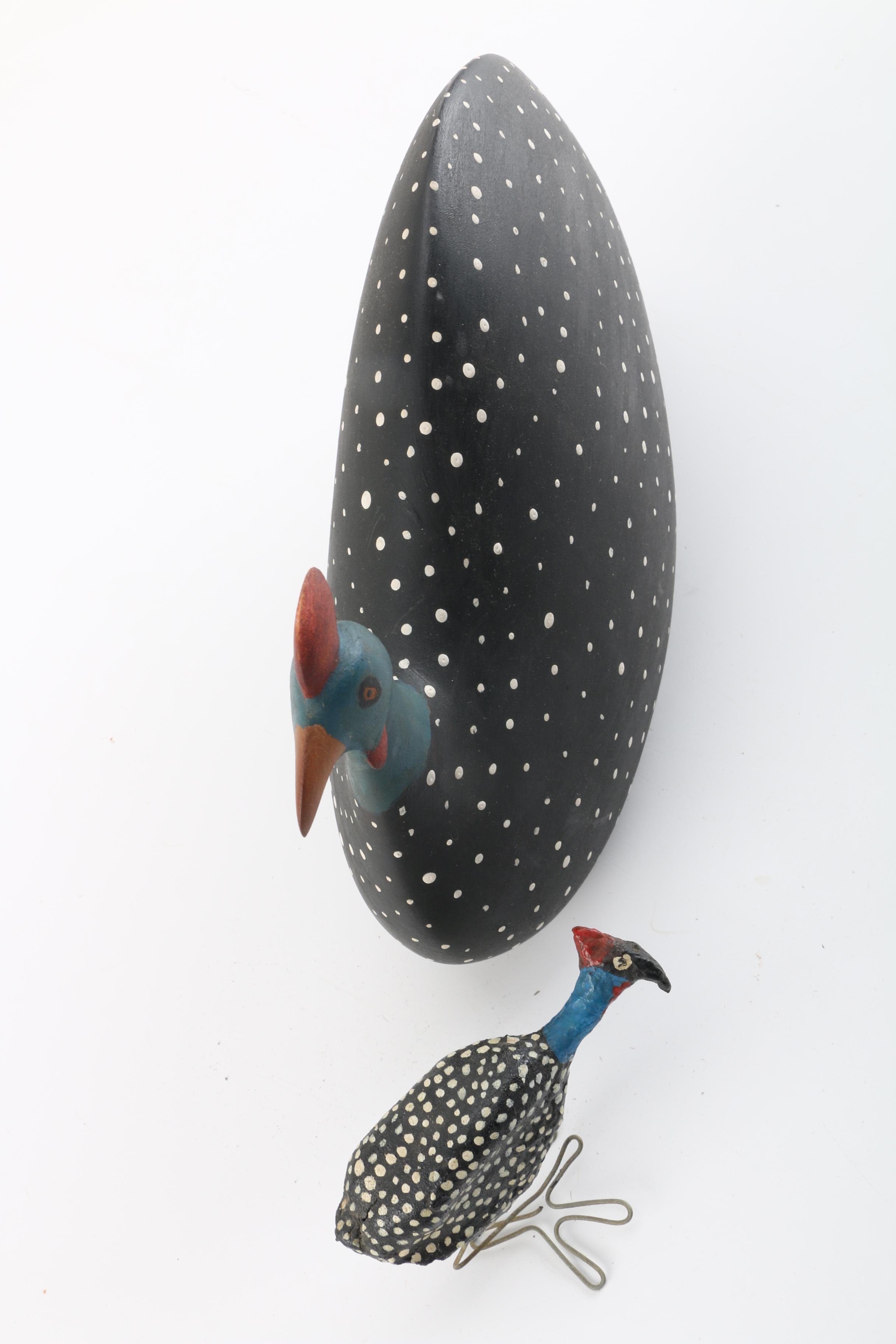 Guinea Hen Figurines