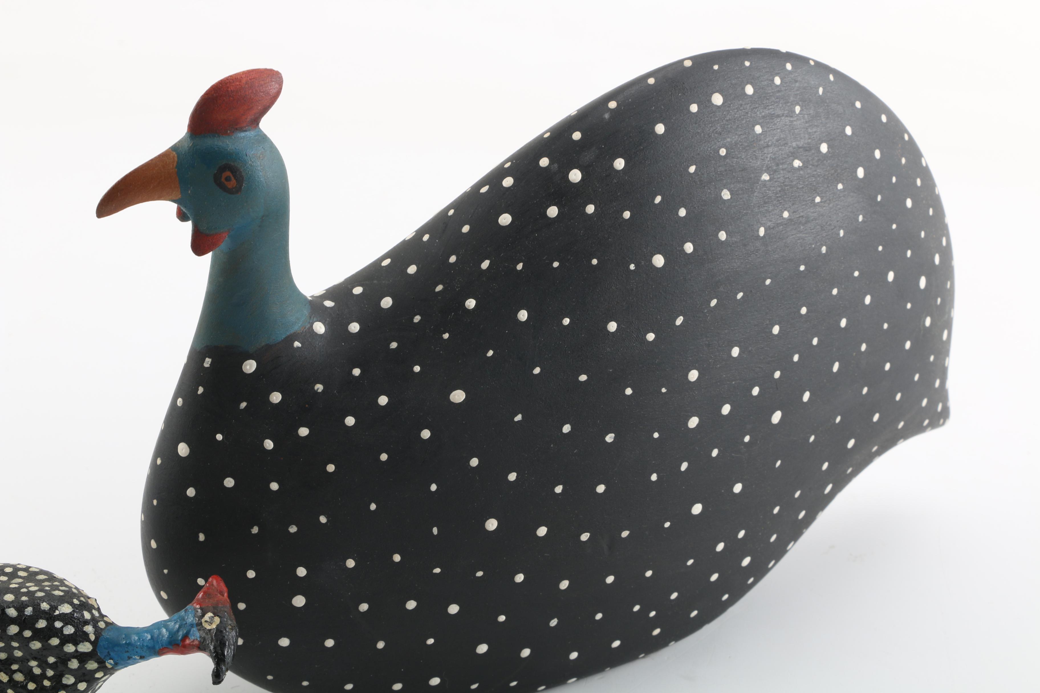 Guinea Hen Figurines
