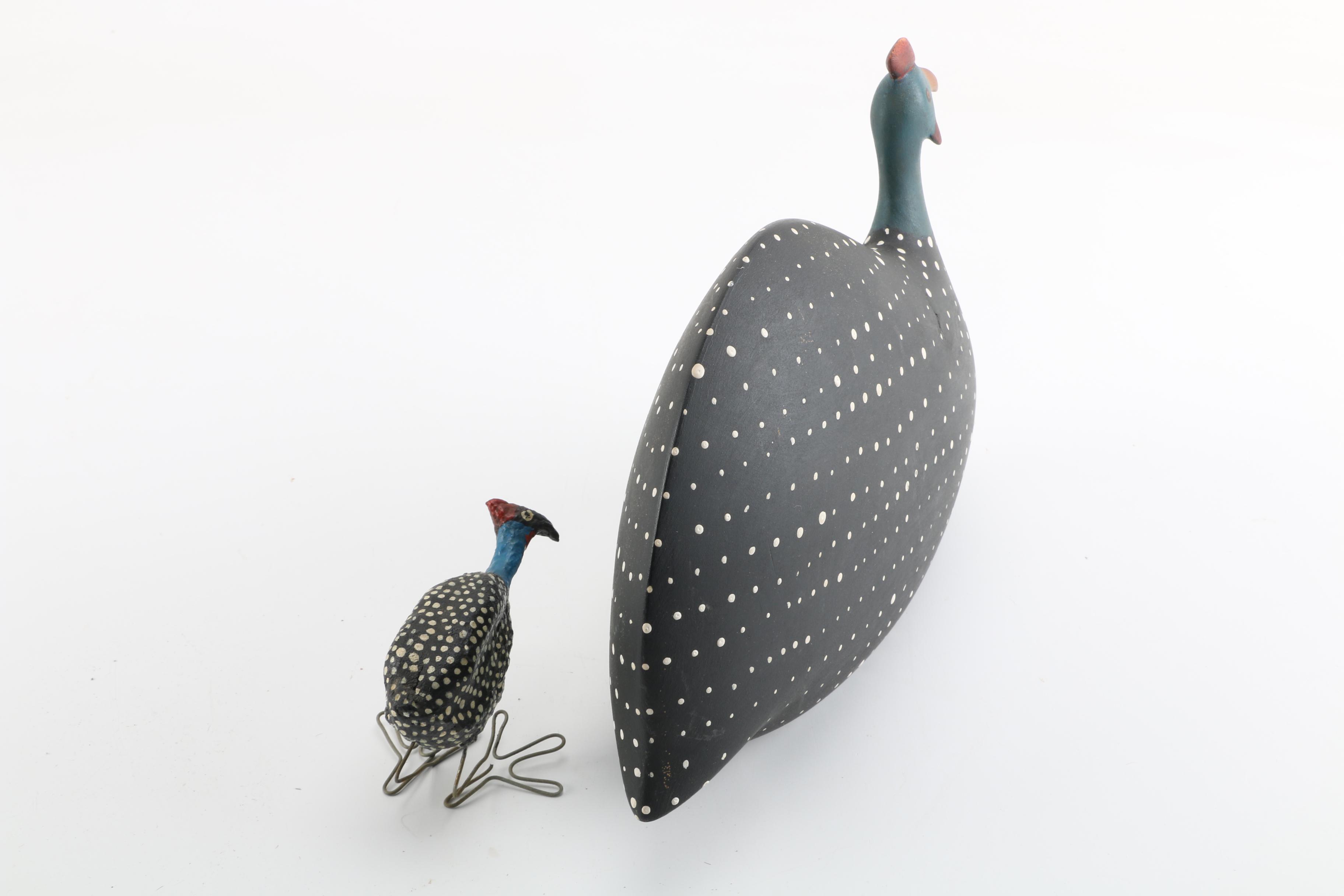 Guinea Hen Figurines