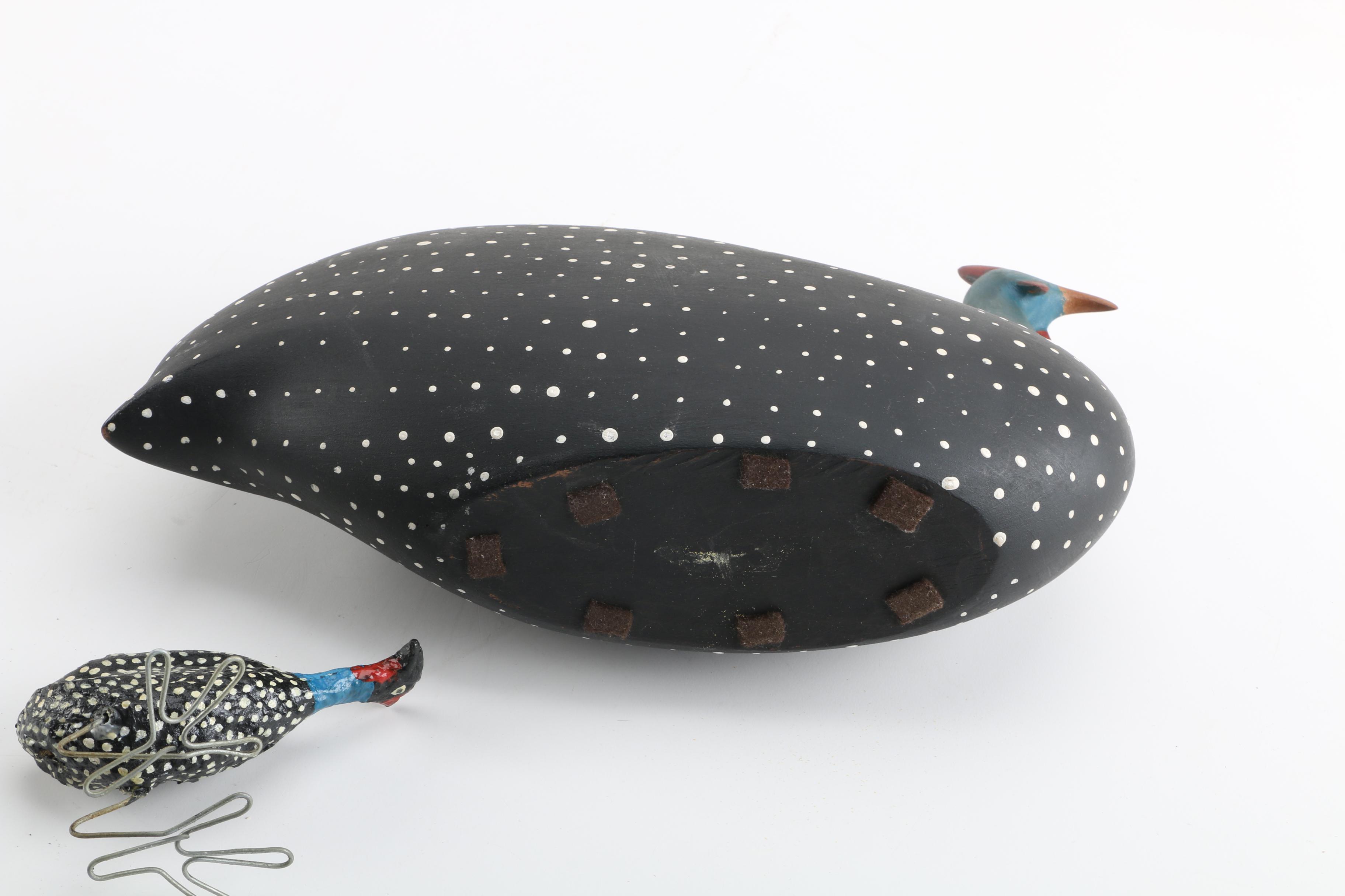 Guinea Hen Figurines