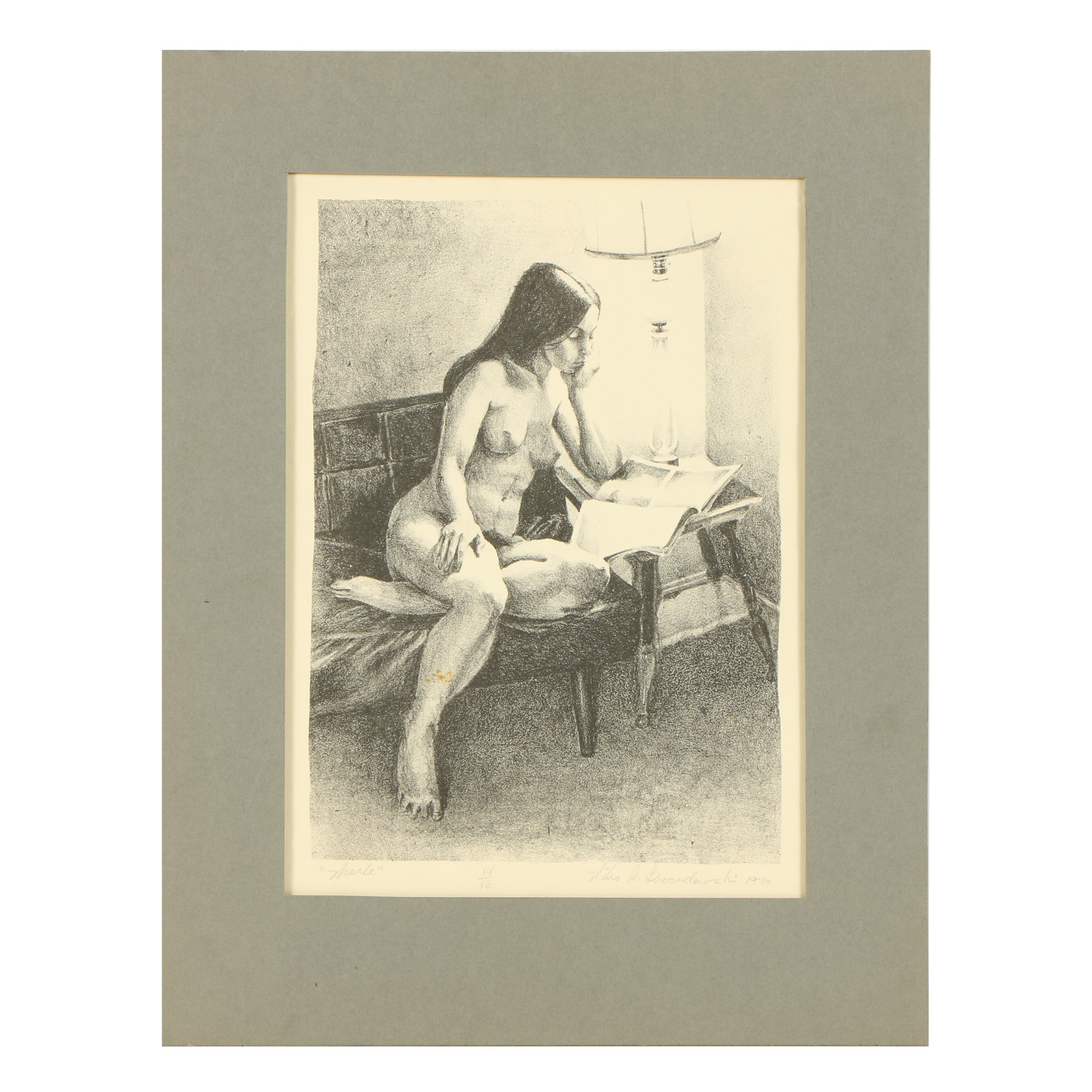 Niles Lewandowski Lithograph "Merle"