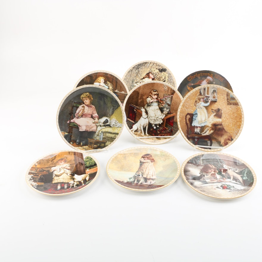 Royal Doulton and Knowles Collector Plates