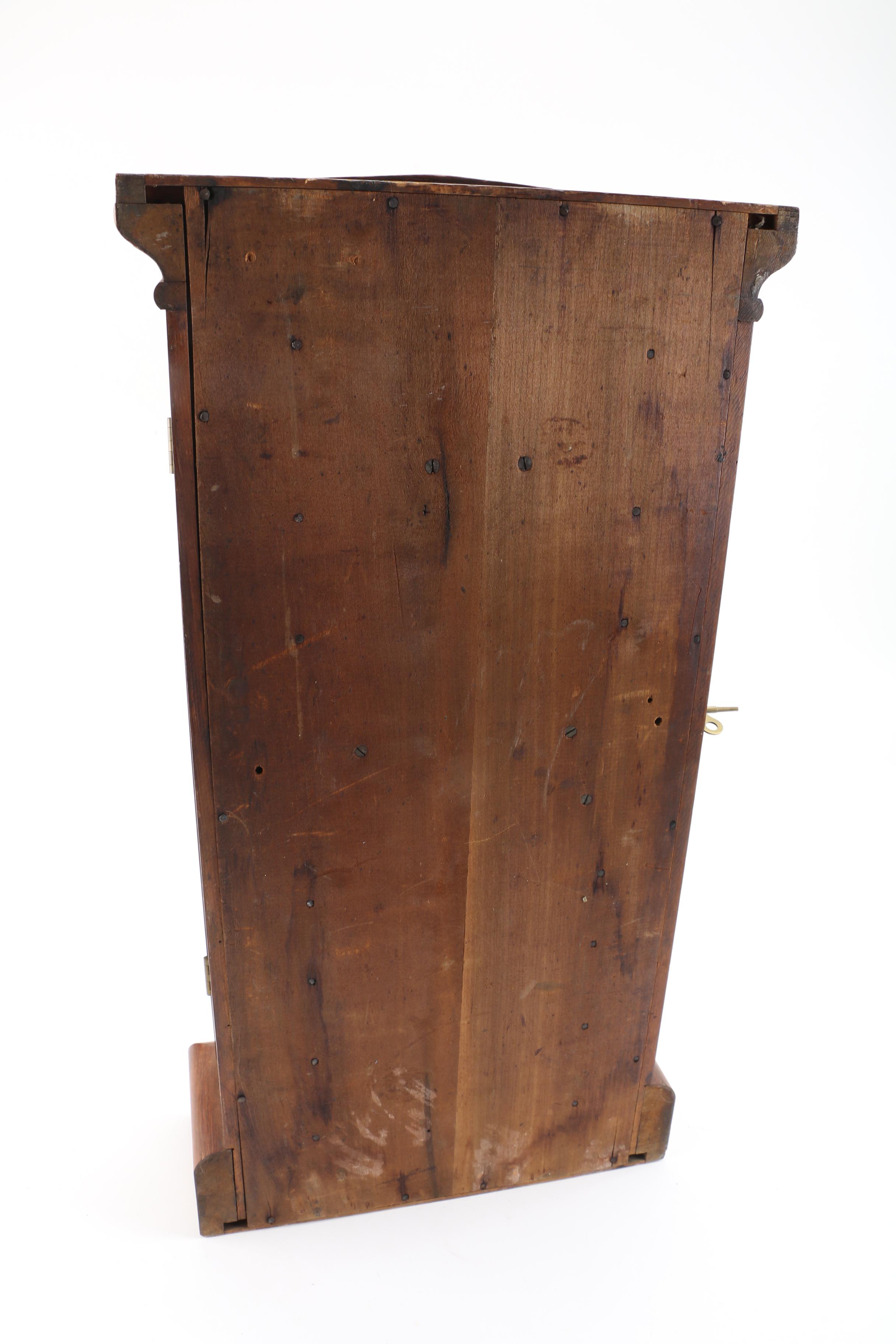 19th Century Seth Thomas Rosewood and Walnut Wall Clock and Calendar