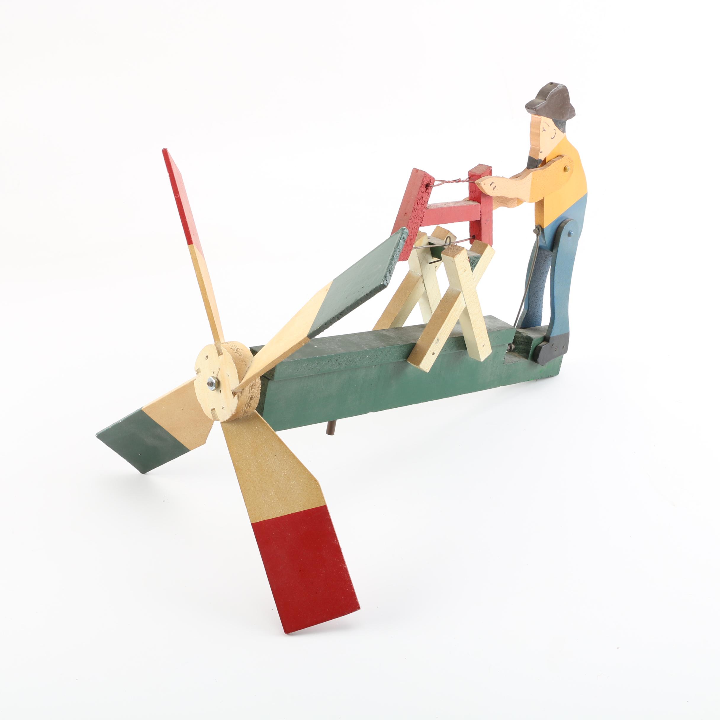 Folk Art Style Whirligig