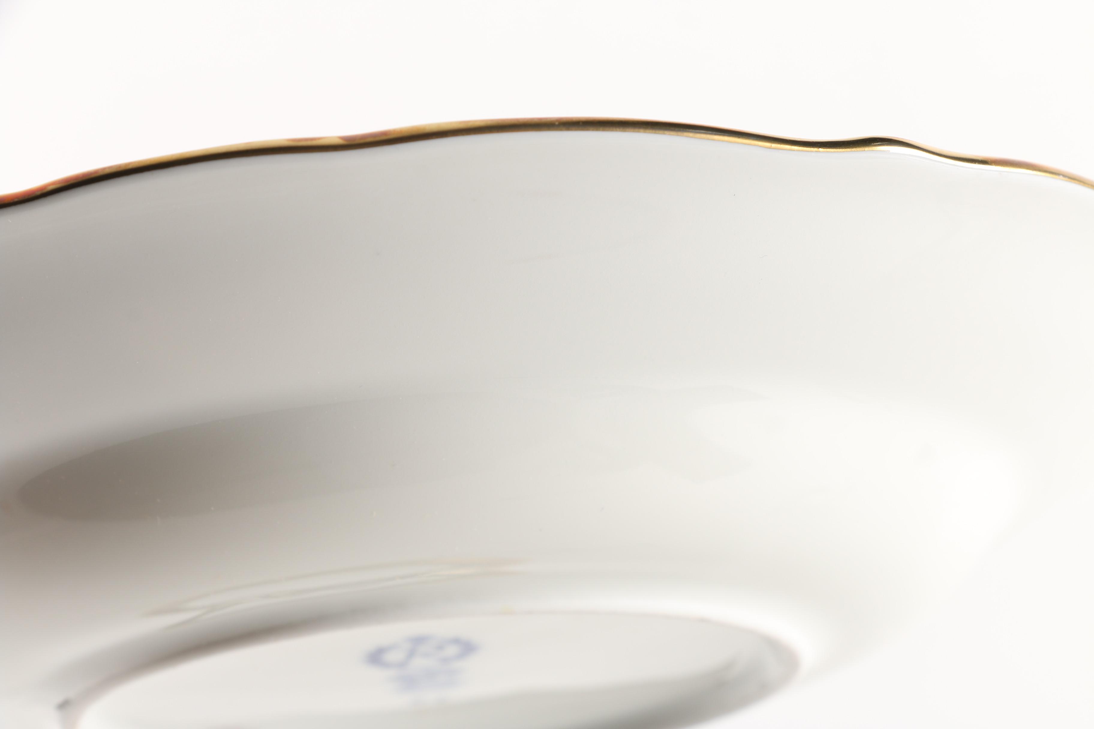 Vintage Reichenbach "Echt Kobalt" Porcelain Bowls