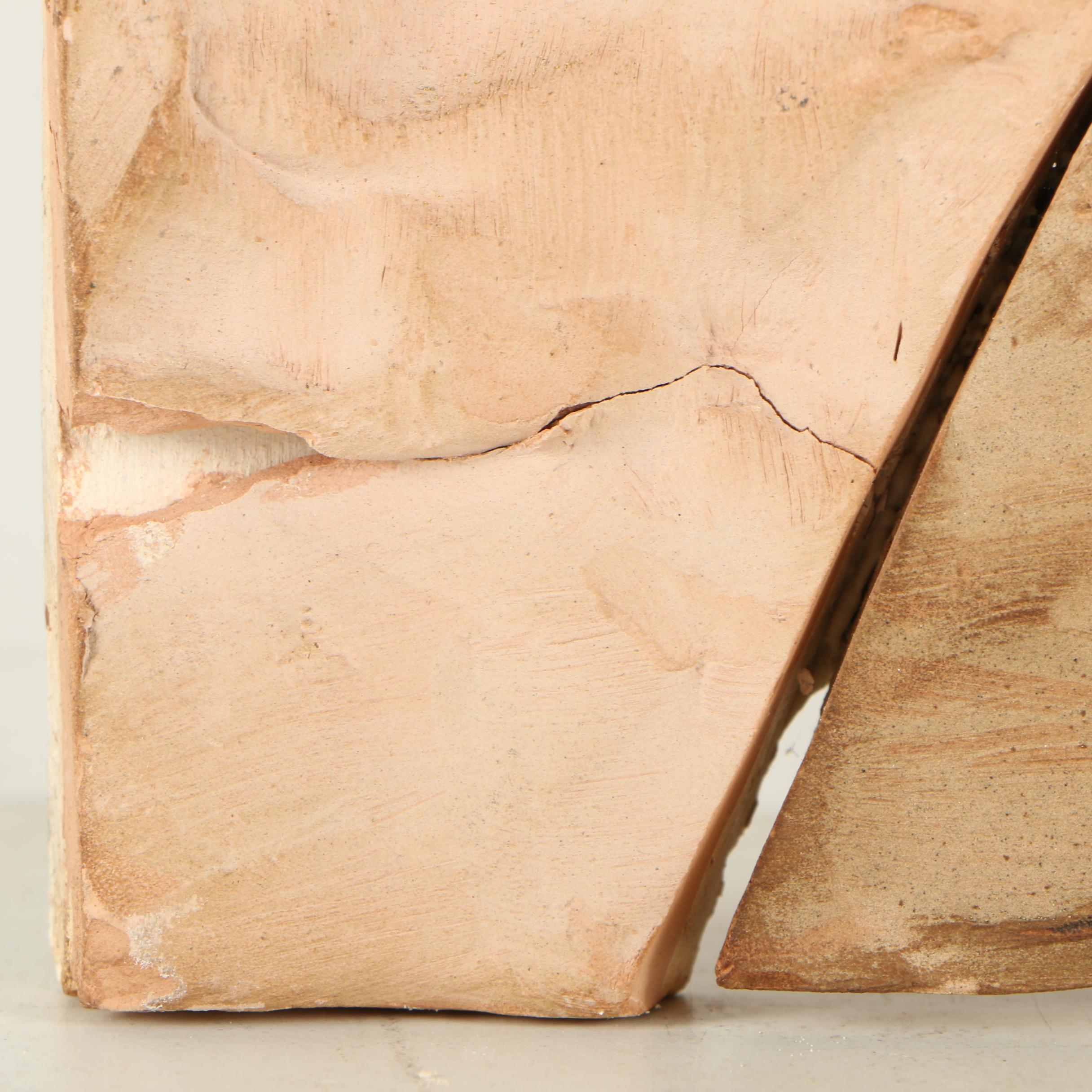 Late 20th Century Hand-Colored Plaster Wall Hanging