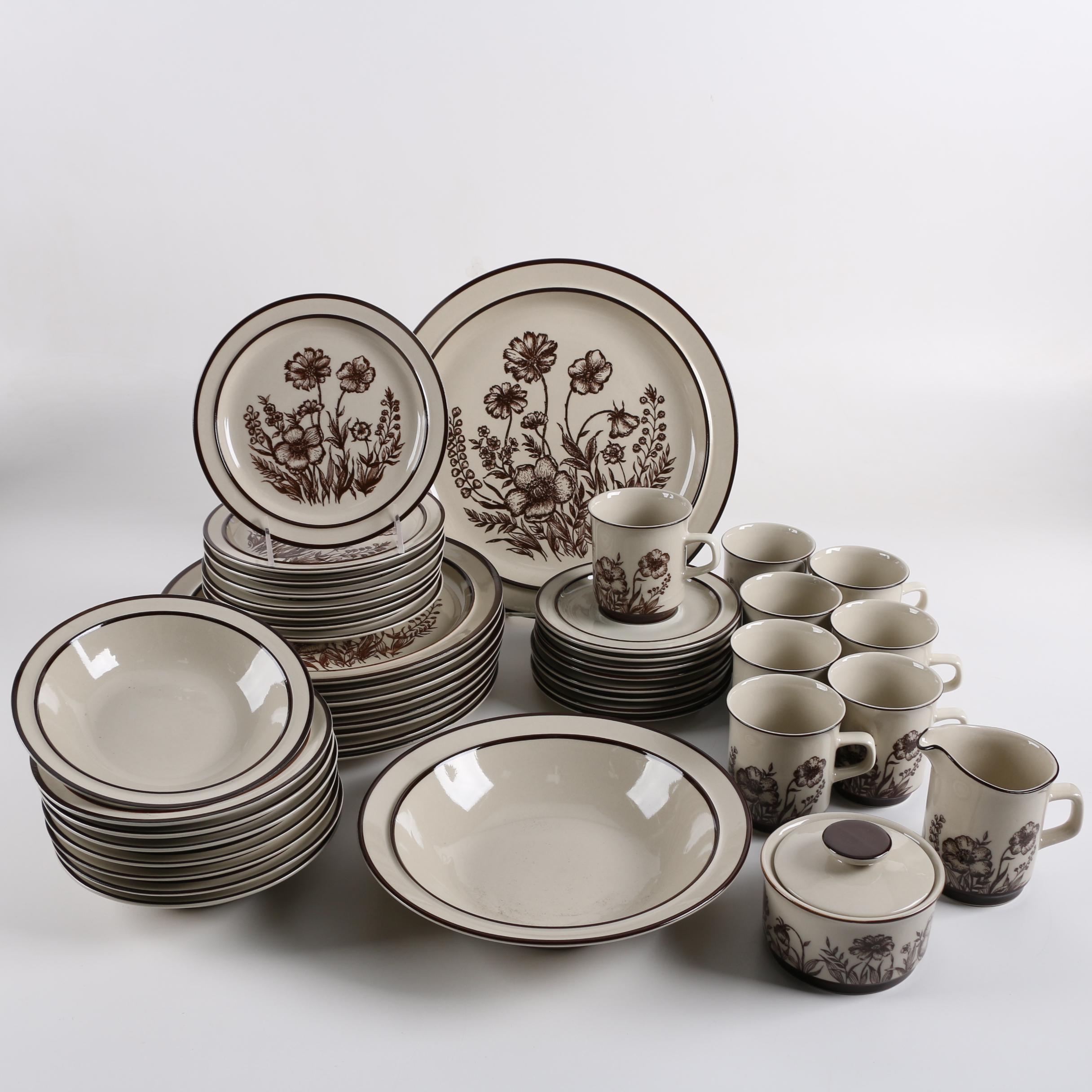 Design Four "Indian Summer" Stoneware Dinnerware
